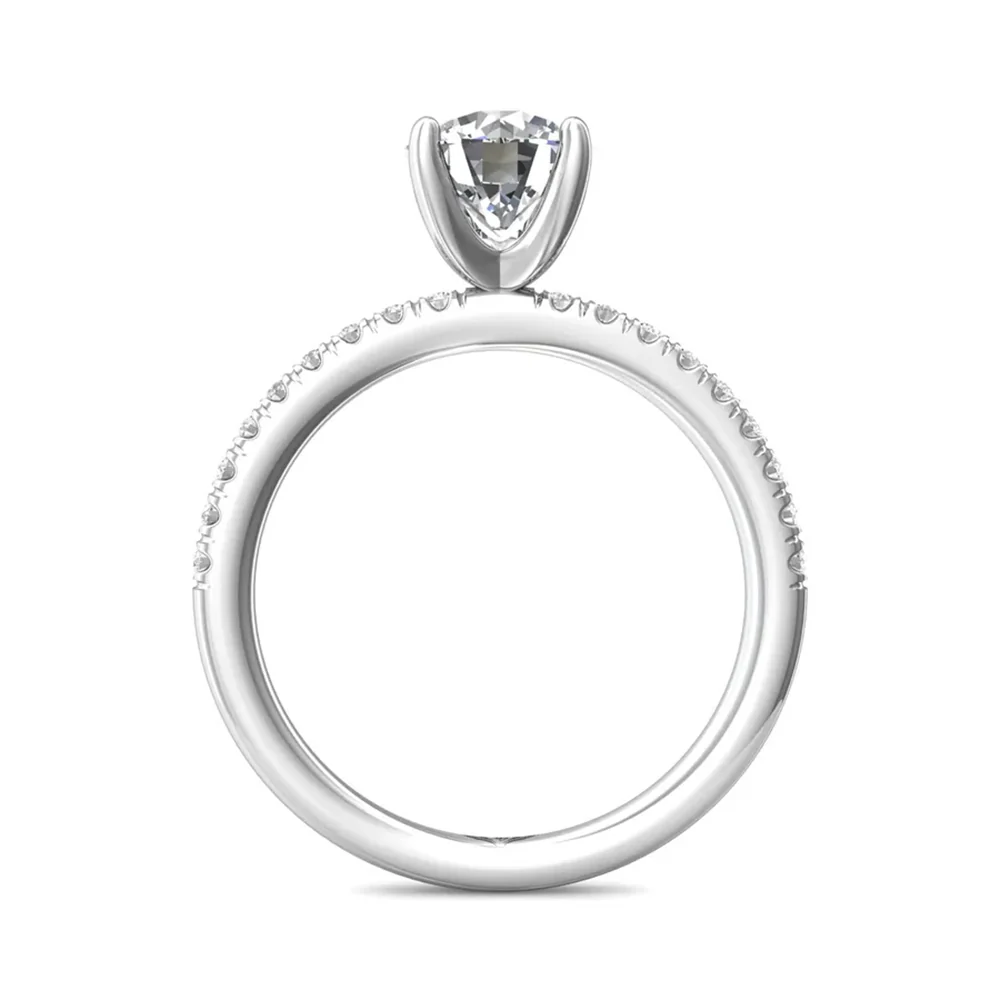 14K Diamond Engagement Ring - Final Sale - Image 3