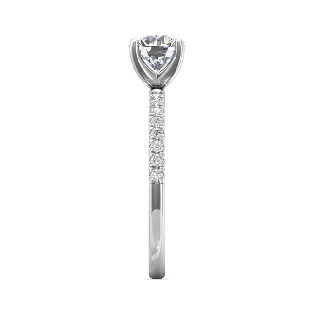 14K Diamond Engagement Ring - Final Sale - Image 4