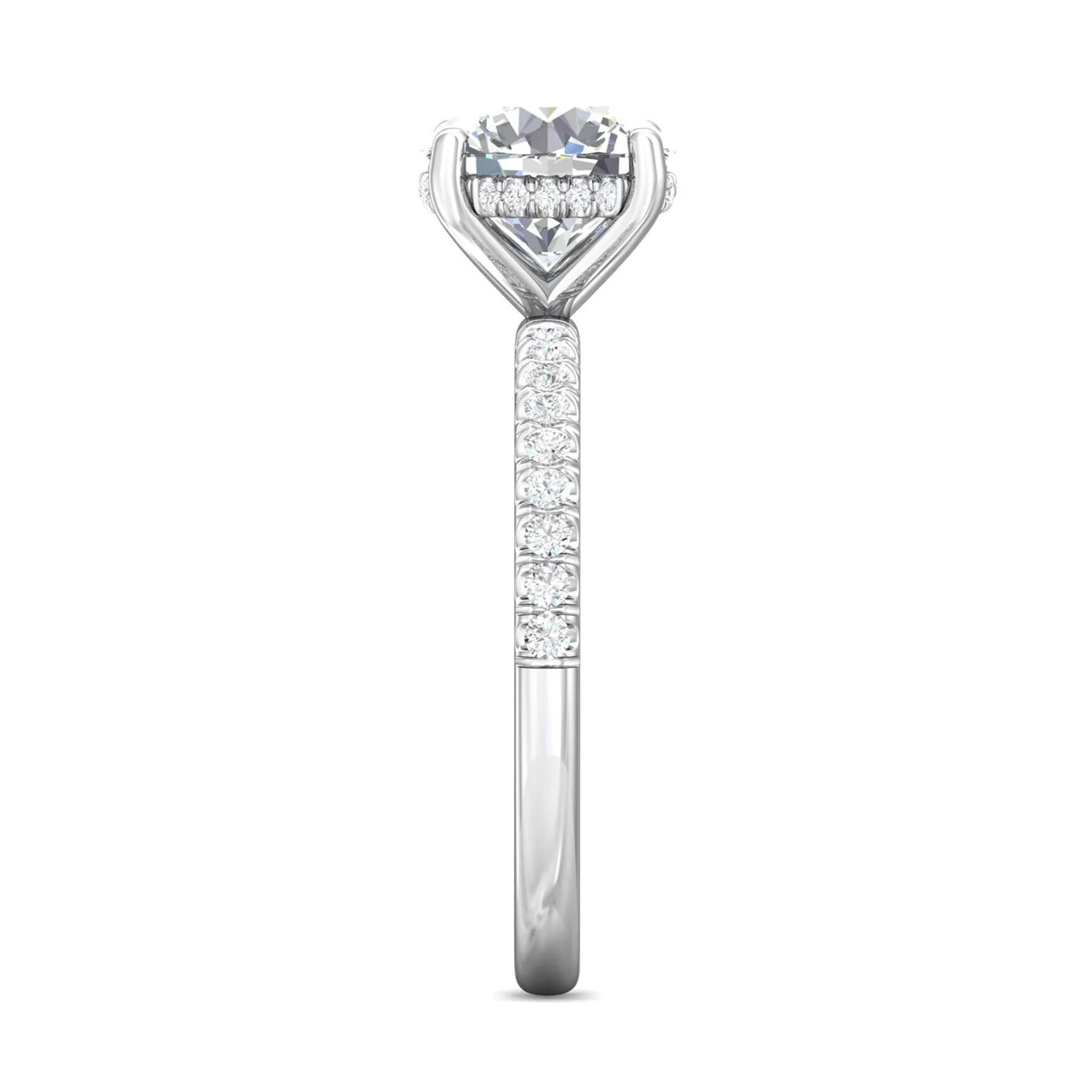 14K Diamond Engagement Ring - Image 4