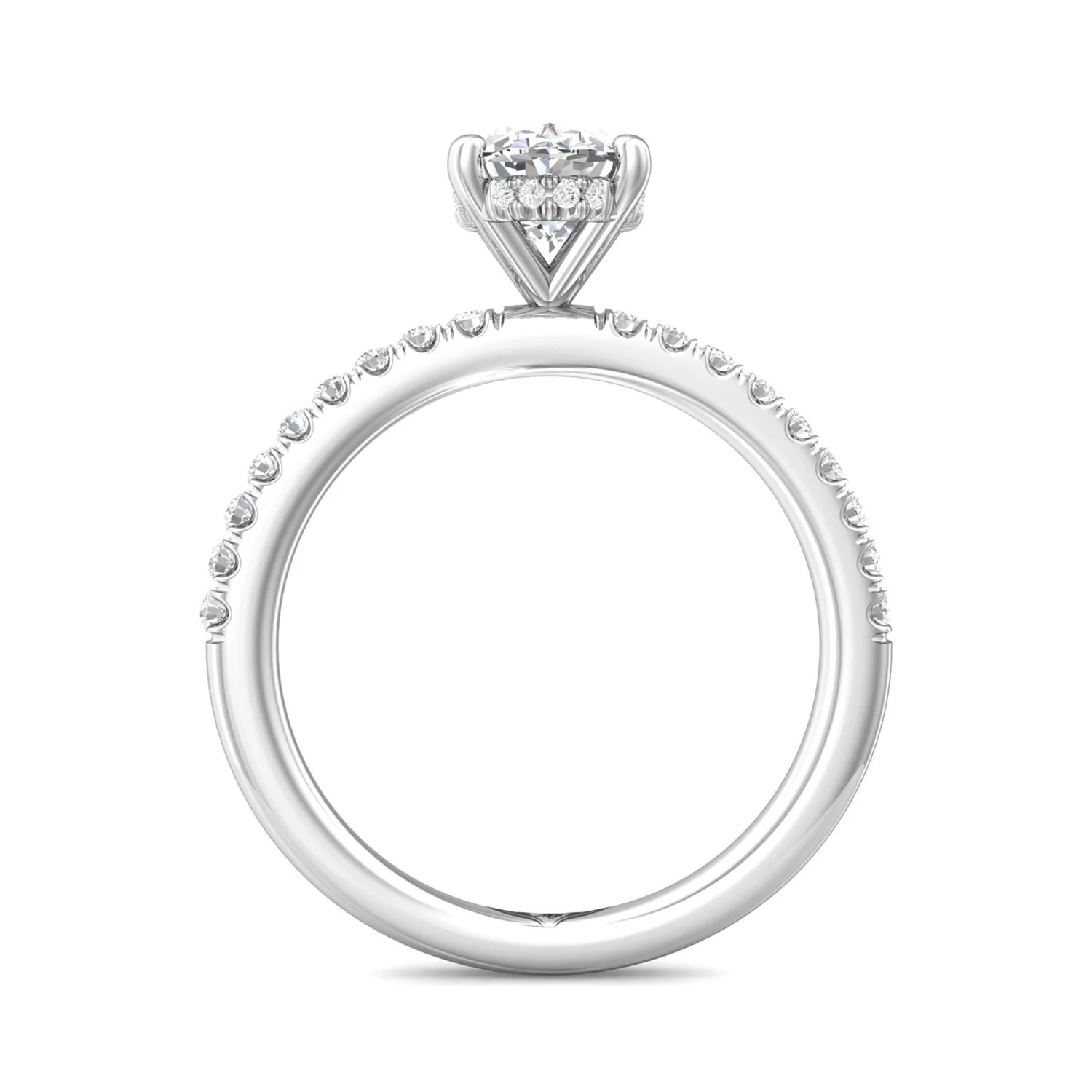 14K Diamond Engagement Ring - Final Sale - Image 3