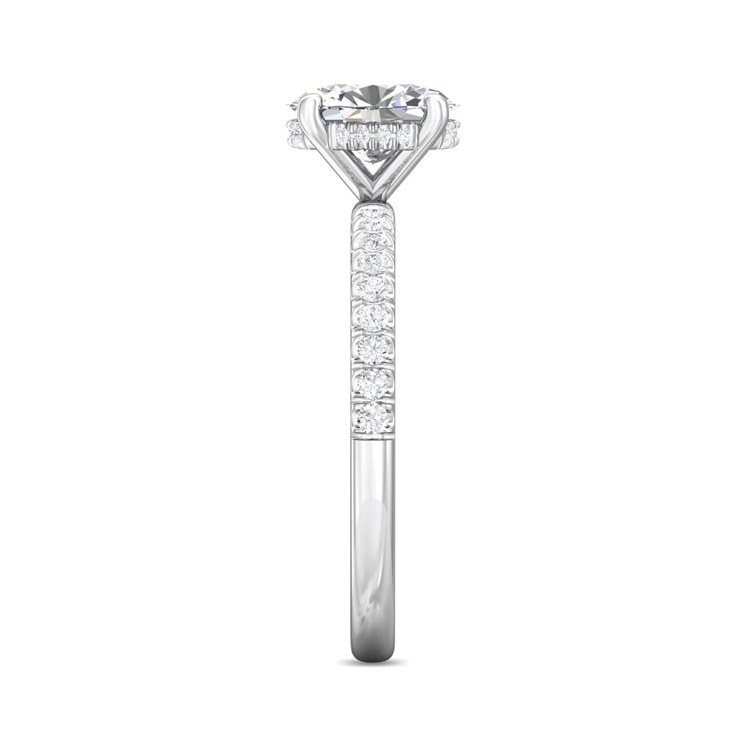 14K Diamond Engagement Ring - Final Sale - Image 4