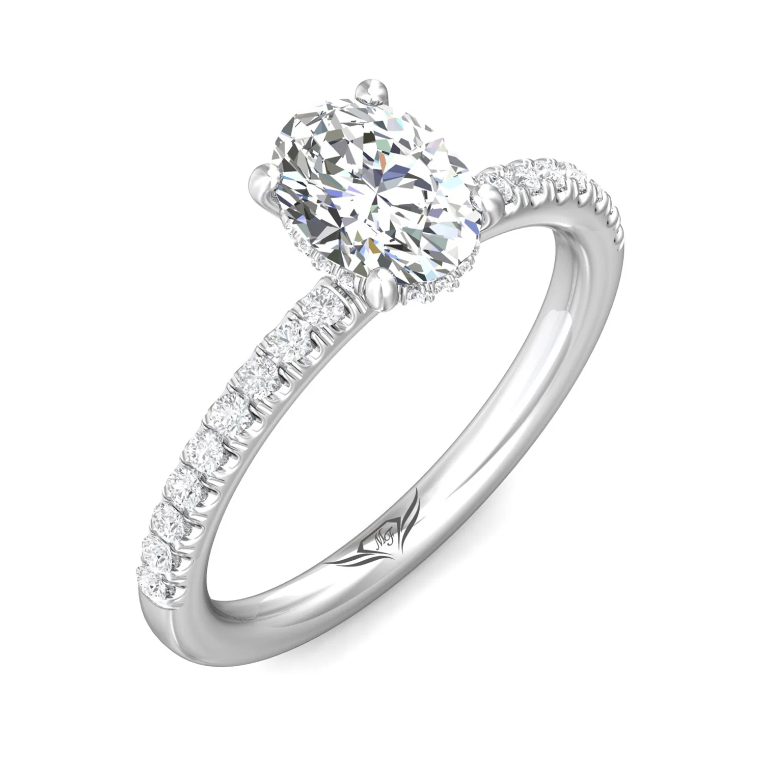 14K Diamond Engagement Ring - Final Sale - Image 5
