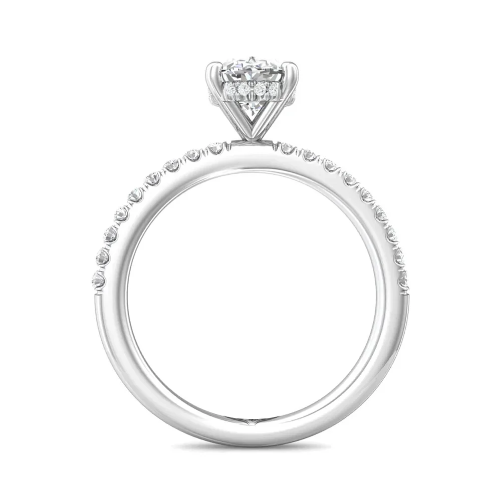 14K Diamond Engagement Ring - Image 3