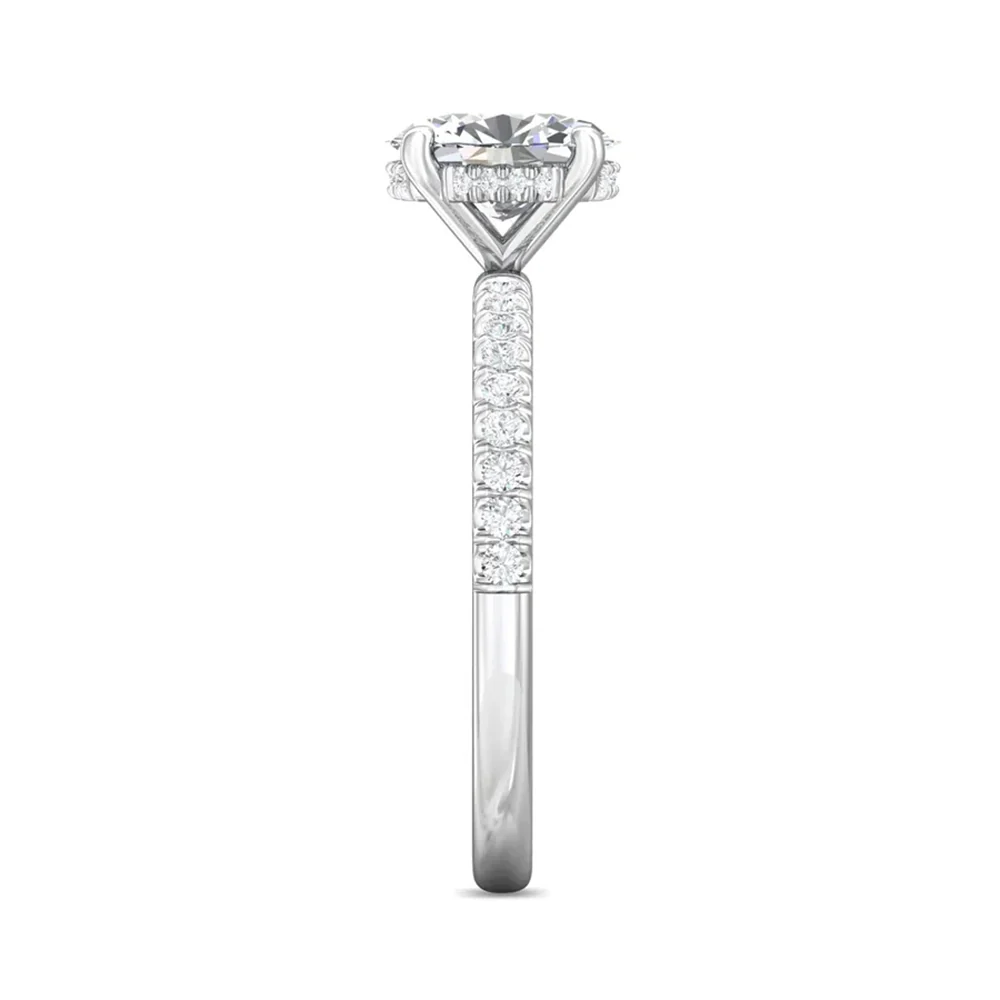 14K Diamond Engagement Ring - Image 4