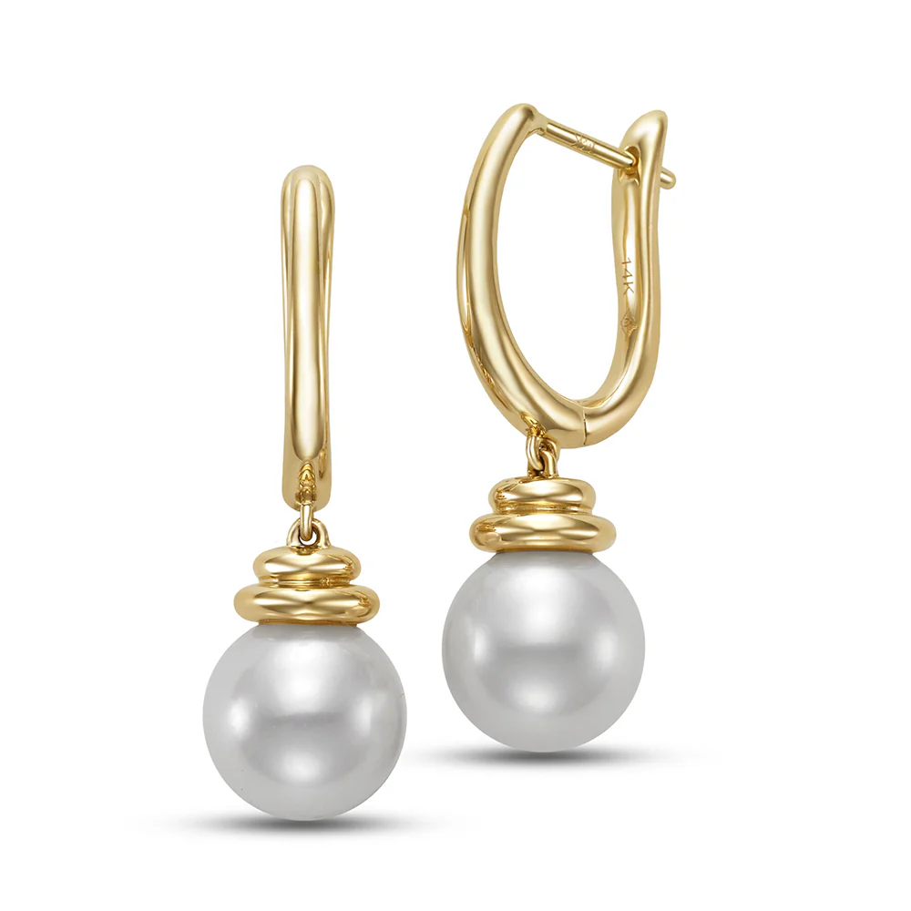 Mastoloni 14K Pearl Drop Earrings - Image 2