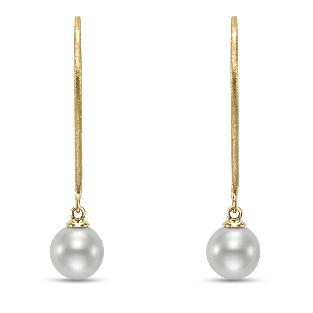 Mastoloni 14K Pearl Drop Earrings - Image 2
