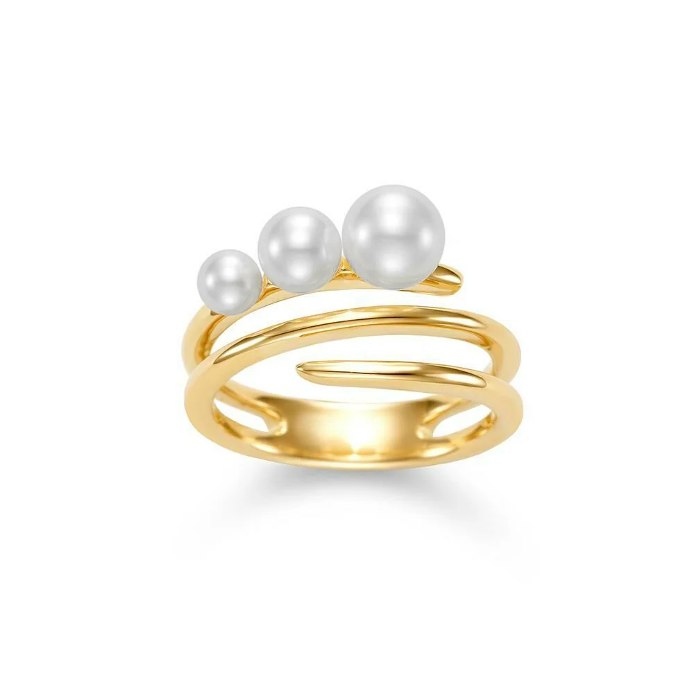 Mastoloni 14K White Freshwater Pearl Ring - Image 2