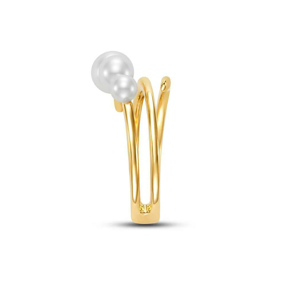 Mastoloni 14K White Freshwater Pearl Ring - Image 3