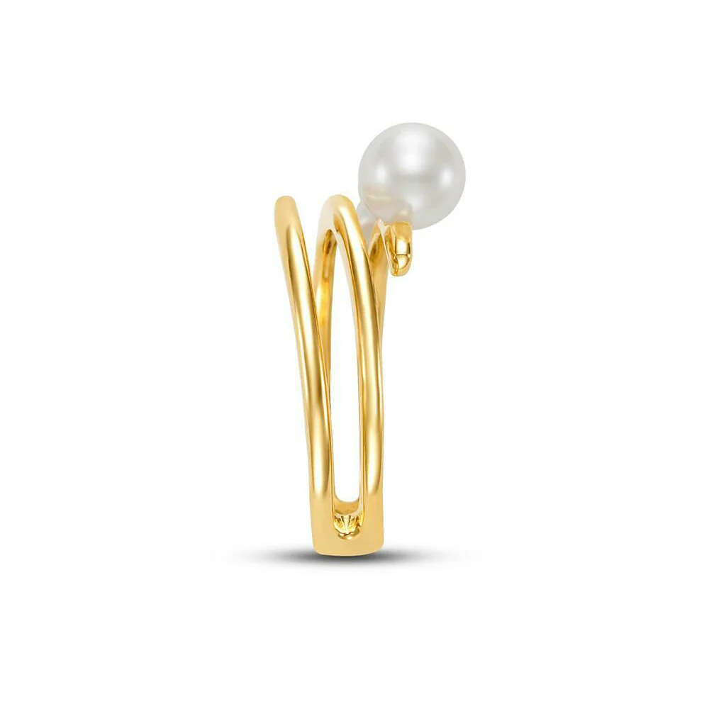 Mastoloni 14K White Freshwater Pearl Ring - Image 4