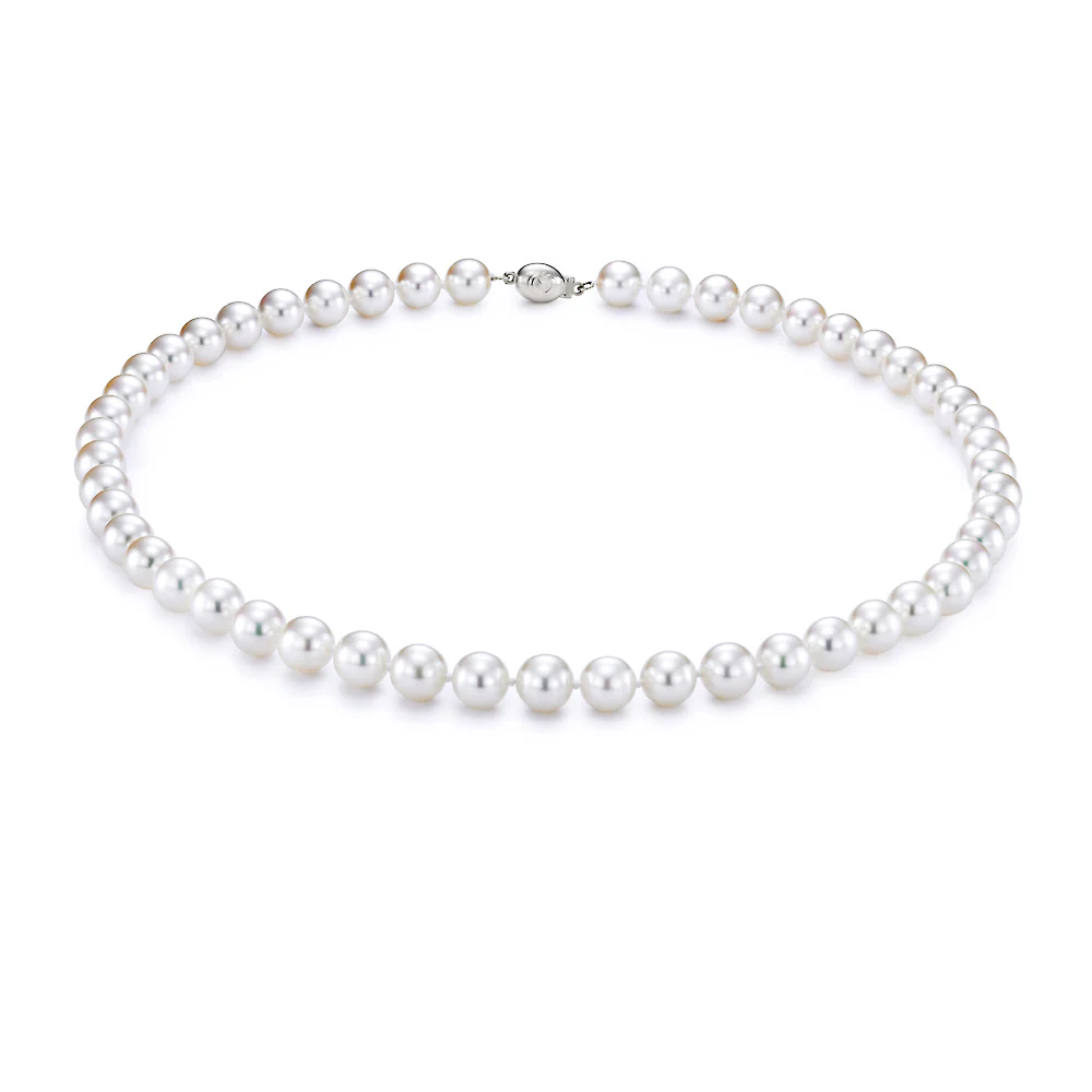 Mastoloni 8 to 8.5MM Akoya Pearl Strand 18 Inch - Image 3