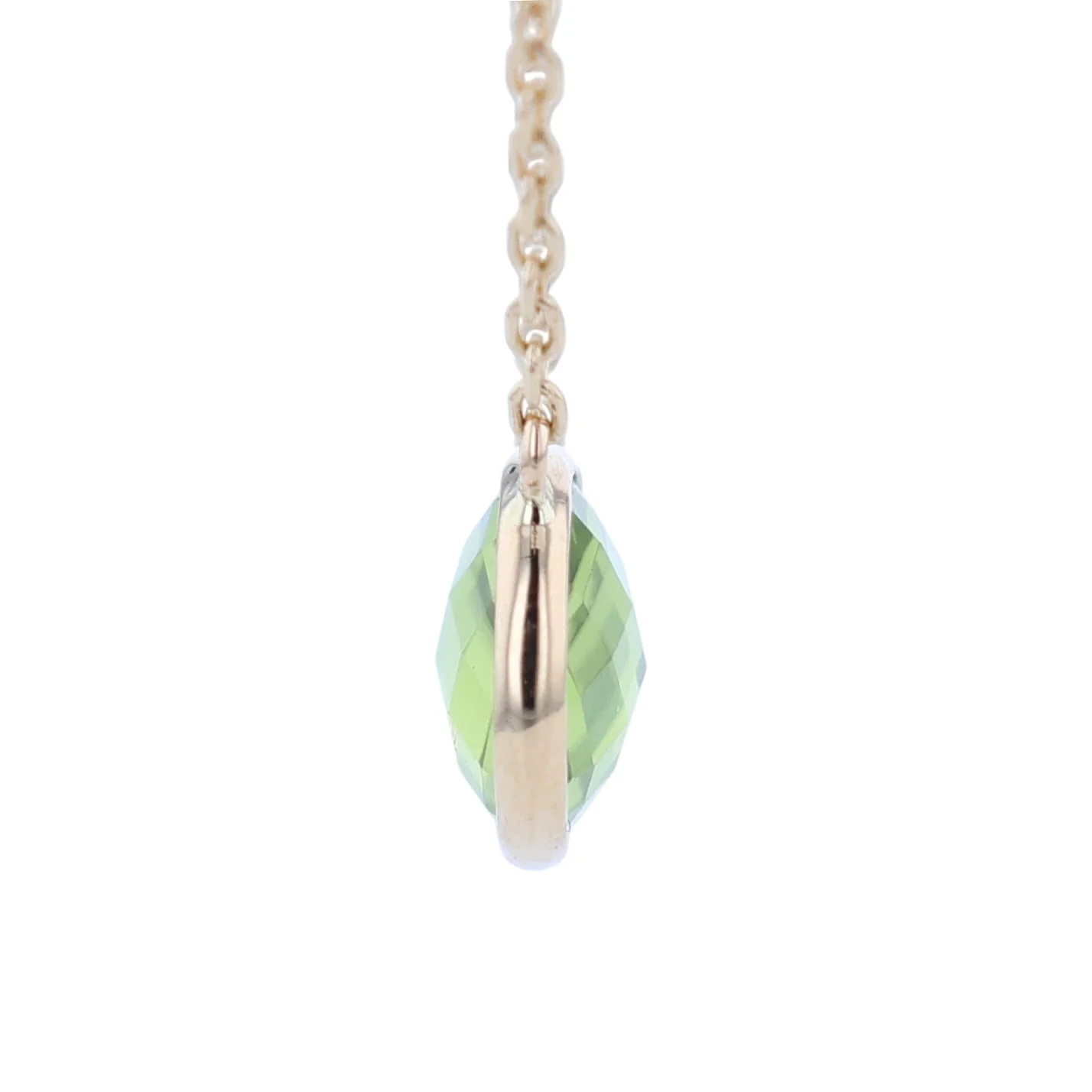 Olivia B 14K Peridot Briolette Necklace - Image 2
