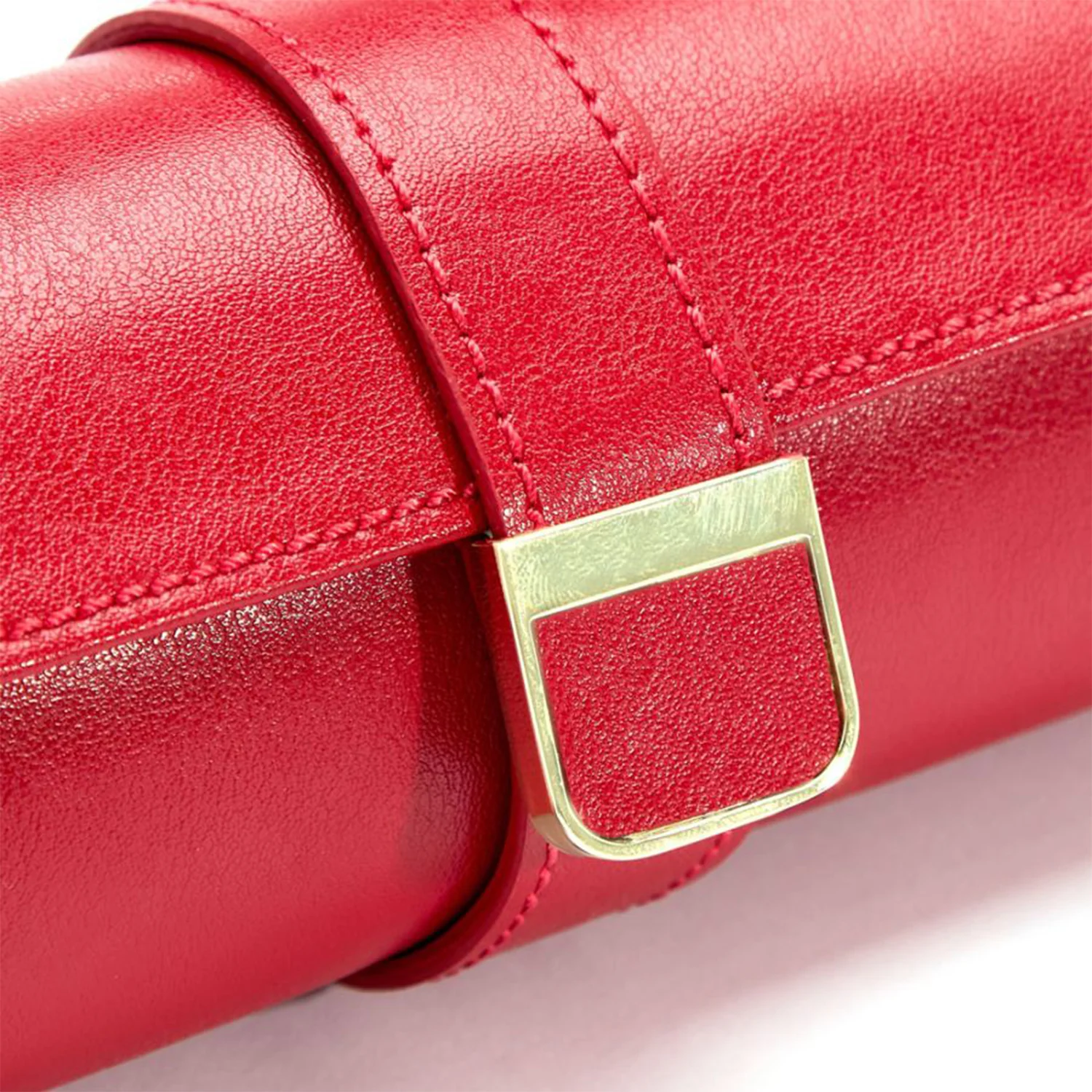 Palermo Red Double Watch Roll with Jewelry Pouch - Image 6