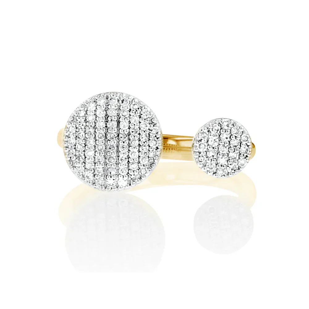 Phillips House 14K Diamond Double Open Infinity Ring