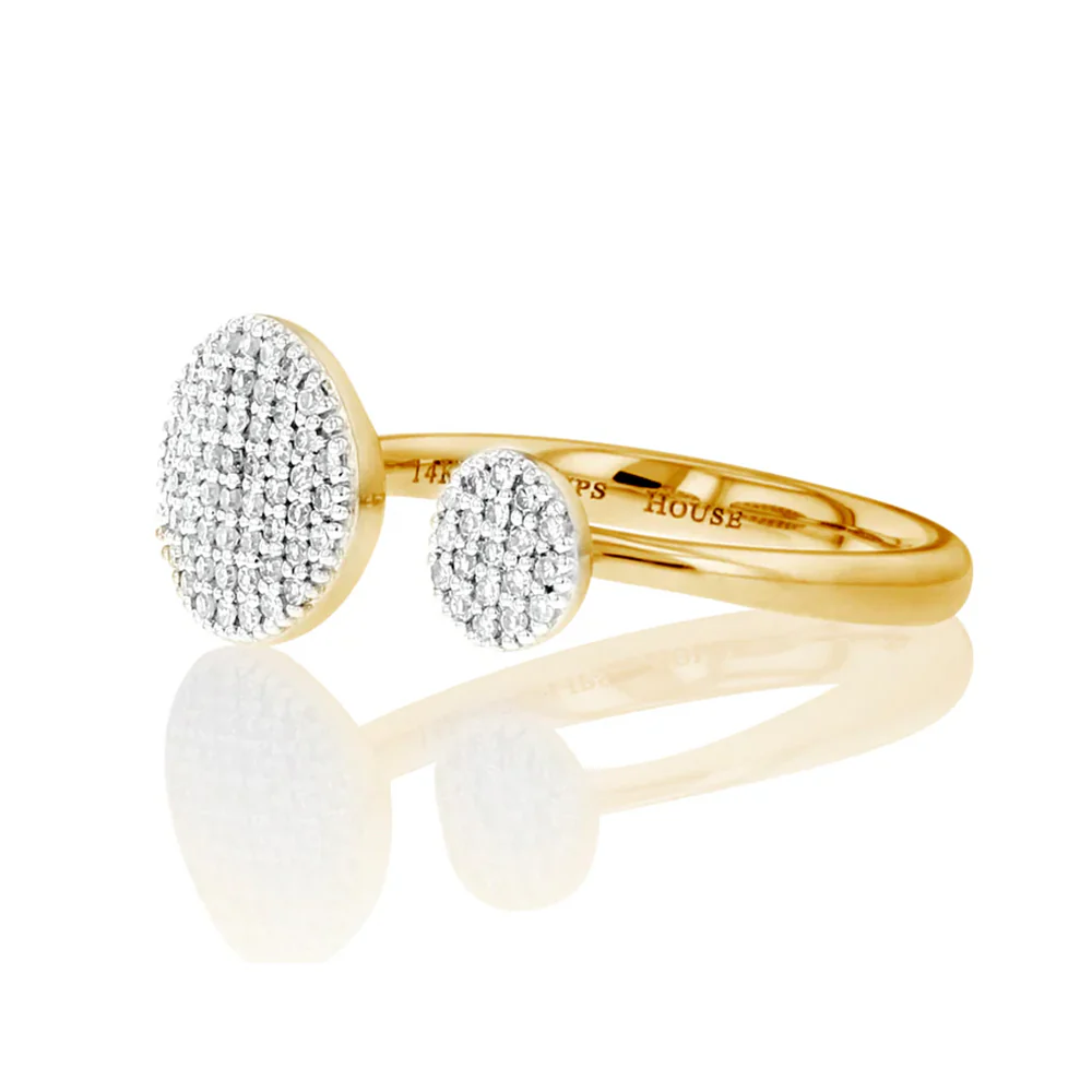 Phillips House 14K Diamond Double Open Infinity Ring - Image 2