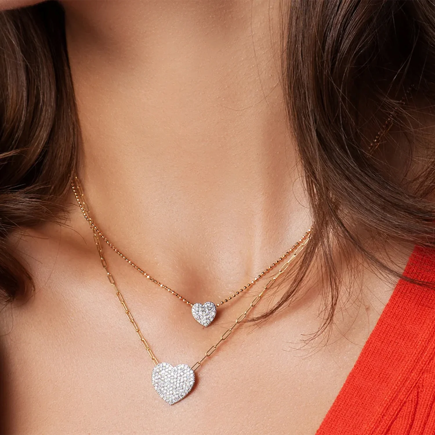 Phillips House 14K Diamond Micro Infinity Heart Necklace - Image 2