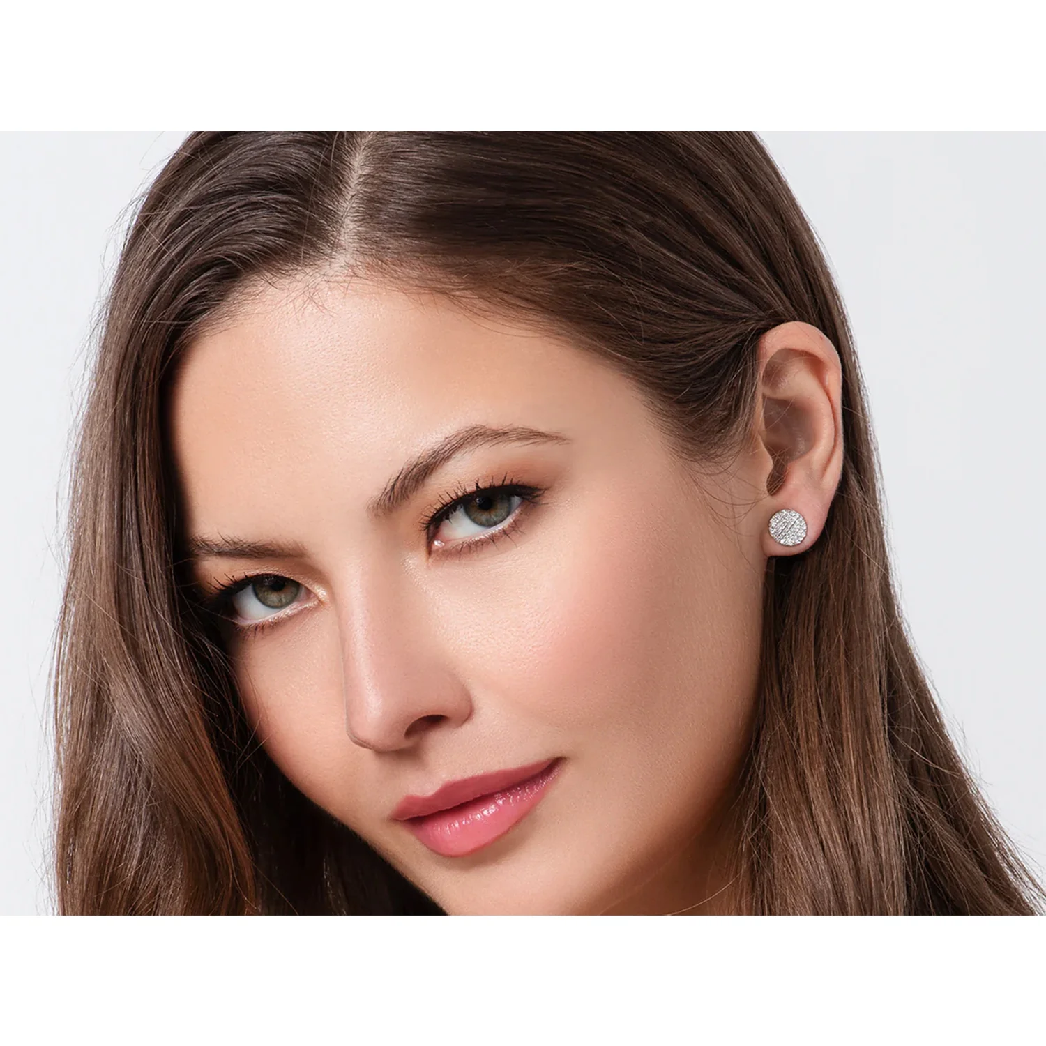Phillips House 14K Diamond Mini Infinity Stud Earrings - Image 2