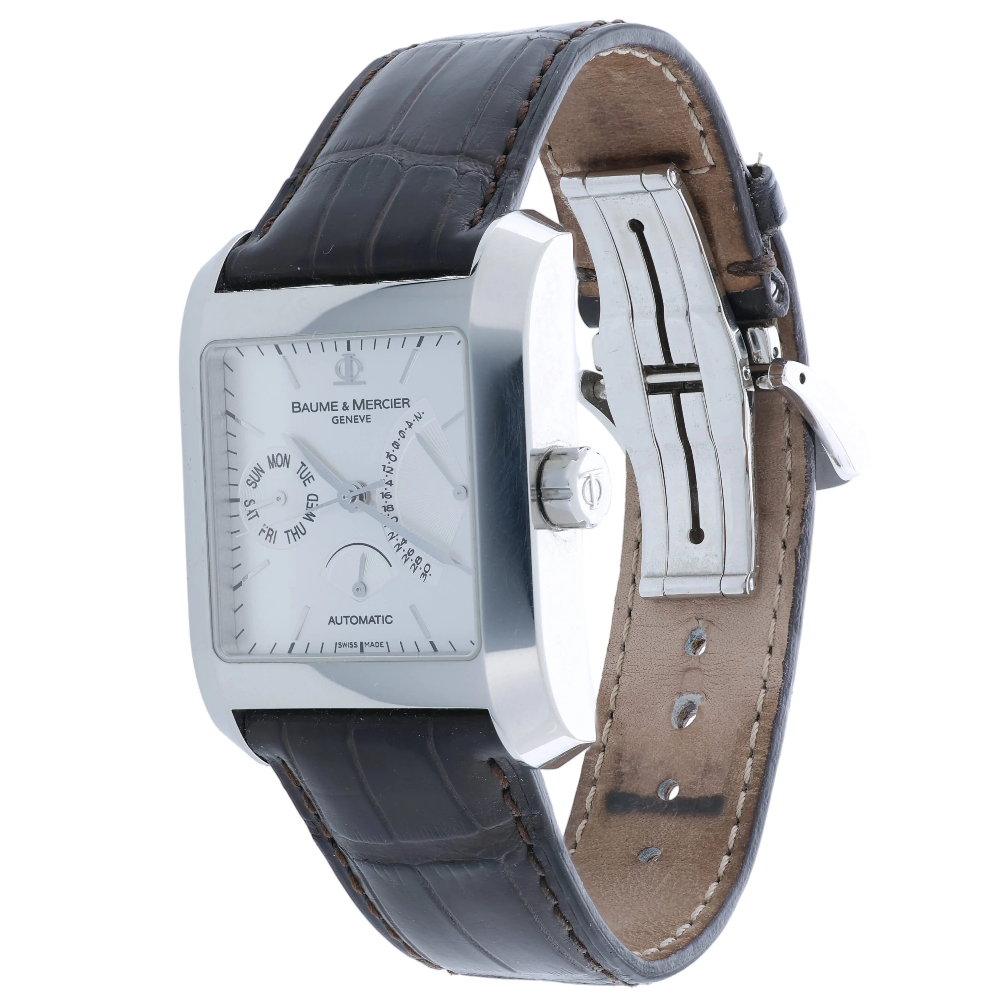 Pre-Owned Baume & Mercier Hampton 45X38mm Stainles - Image 2