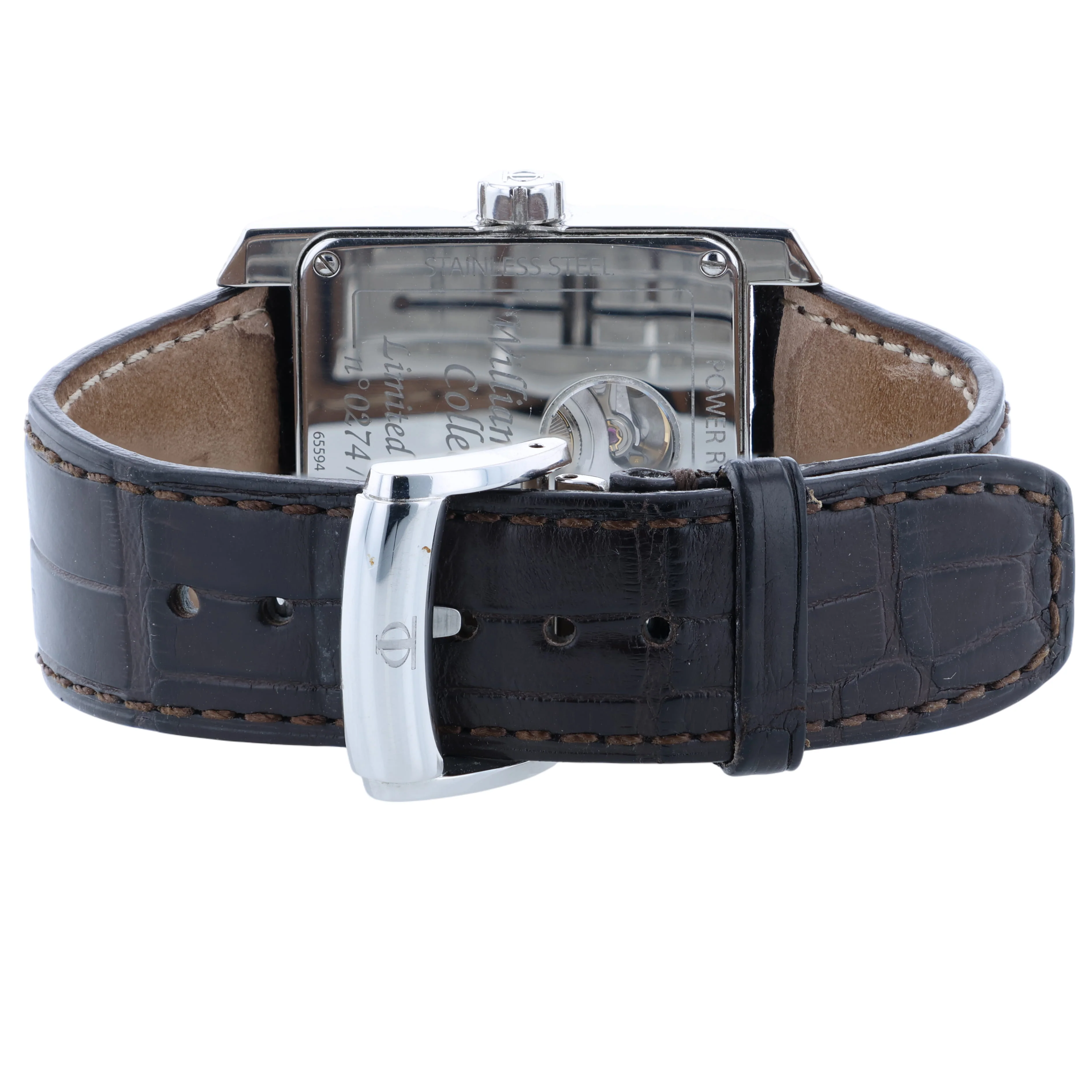 Pre-Owned Baume & Mercier Hampton 45X38mm Stainles - Image 4