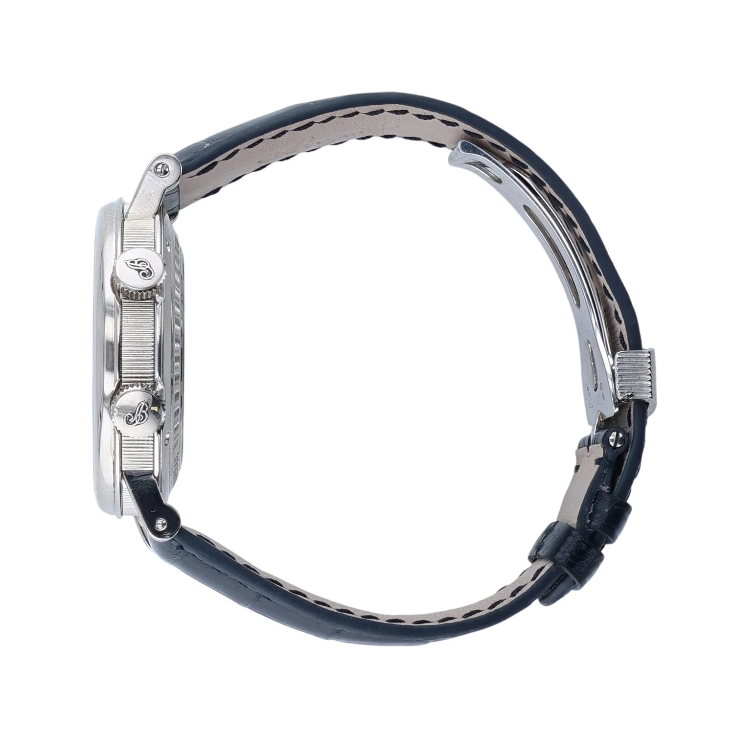 Pre-Owned Breguet Classique 39mm White Gold Silver Roman Alarm Le Reveil du Tsar Leather Strap - Image 3