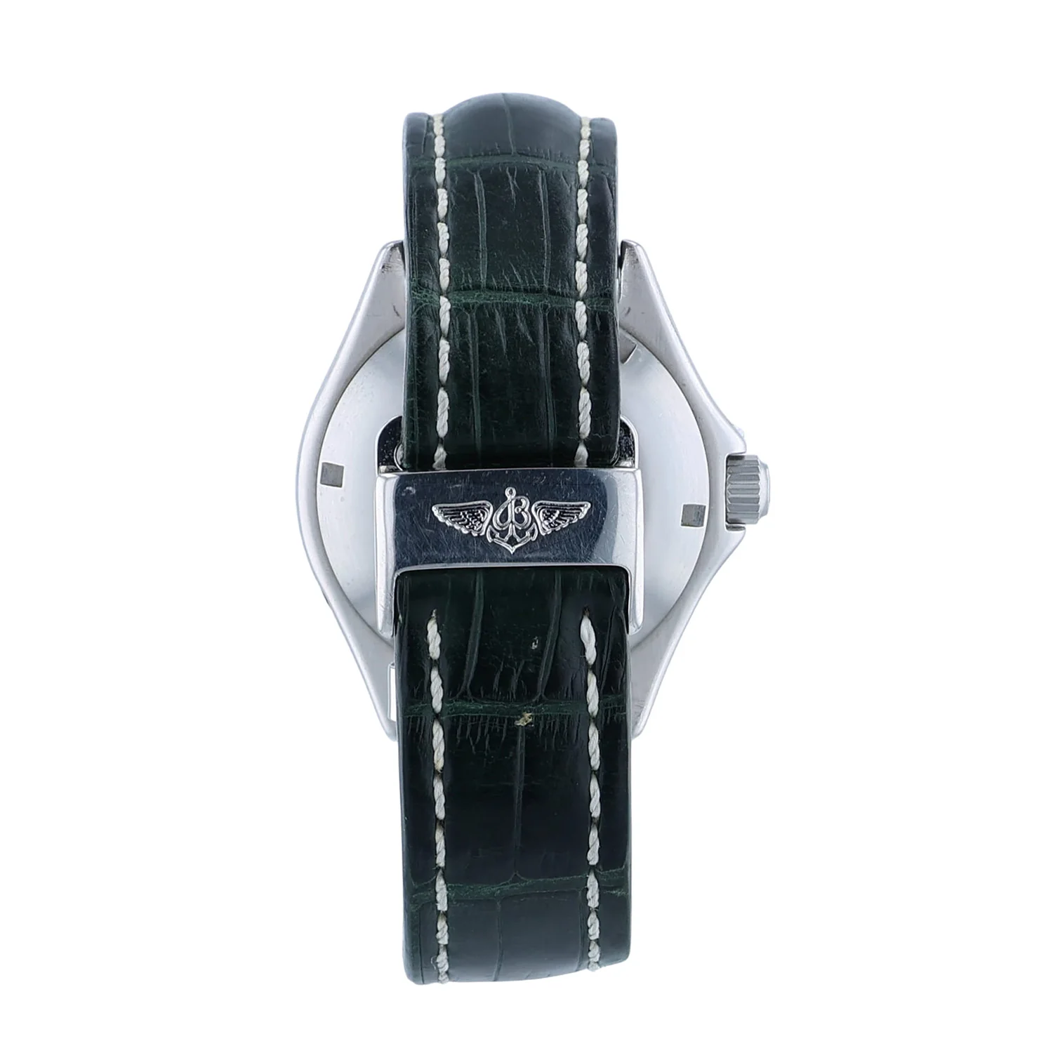 Pre-Owned Breitling 41mm Stanless Steel Superocean Professional Yellow Dial Strap - Image 2