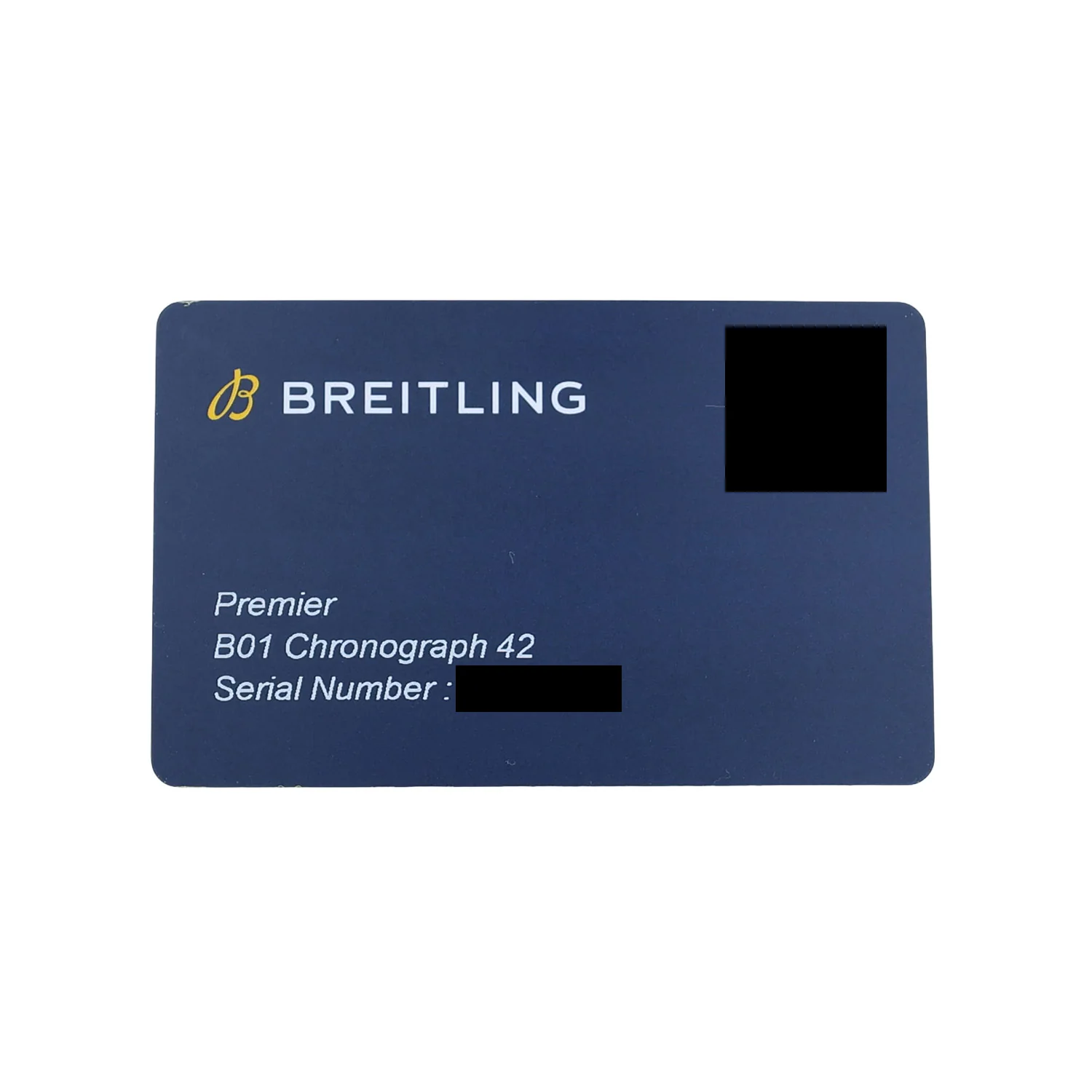 Pre-Owned Breitling 42mm Stainless Steel Premier B01 Black Leather Strap - Image 6