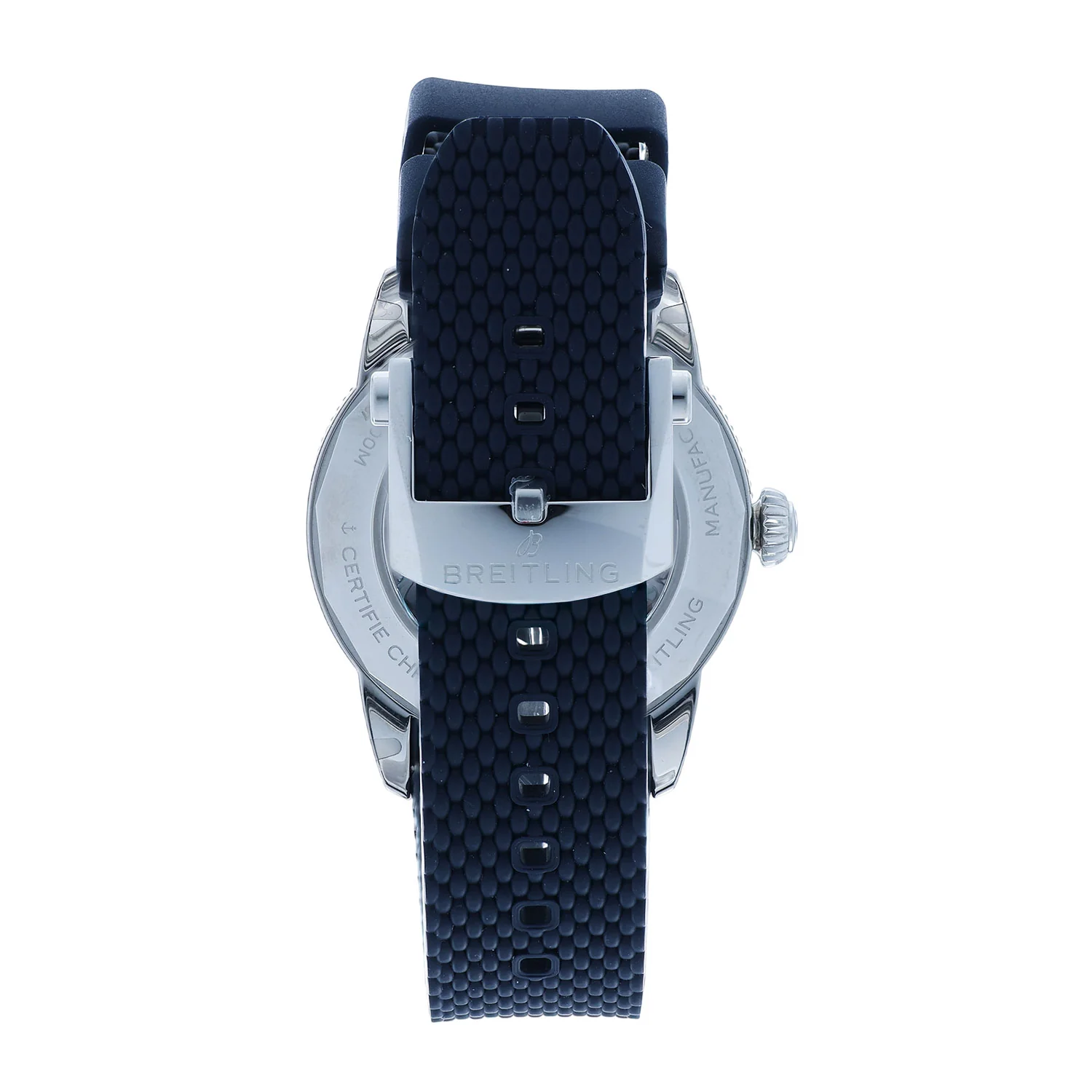 Pre-Owned Breitling 42mm Stainless Steel SuperOcean Heritage B31 Blue Dial, Bezel and Rubber Strap Model AB3111 - Image 2