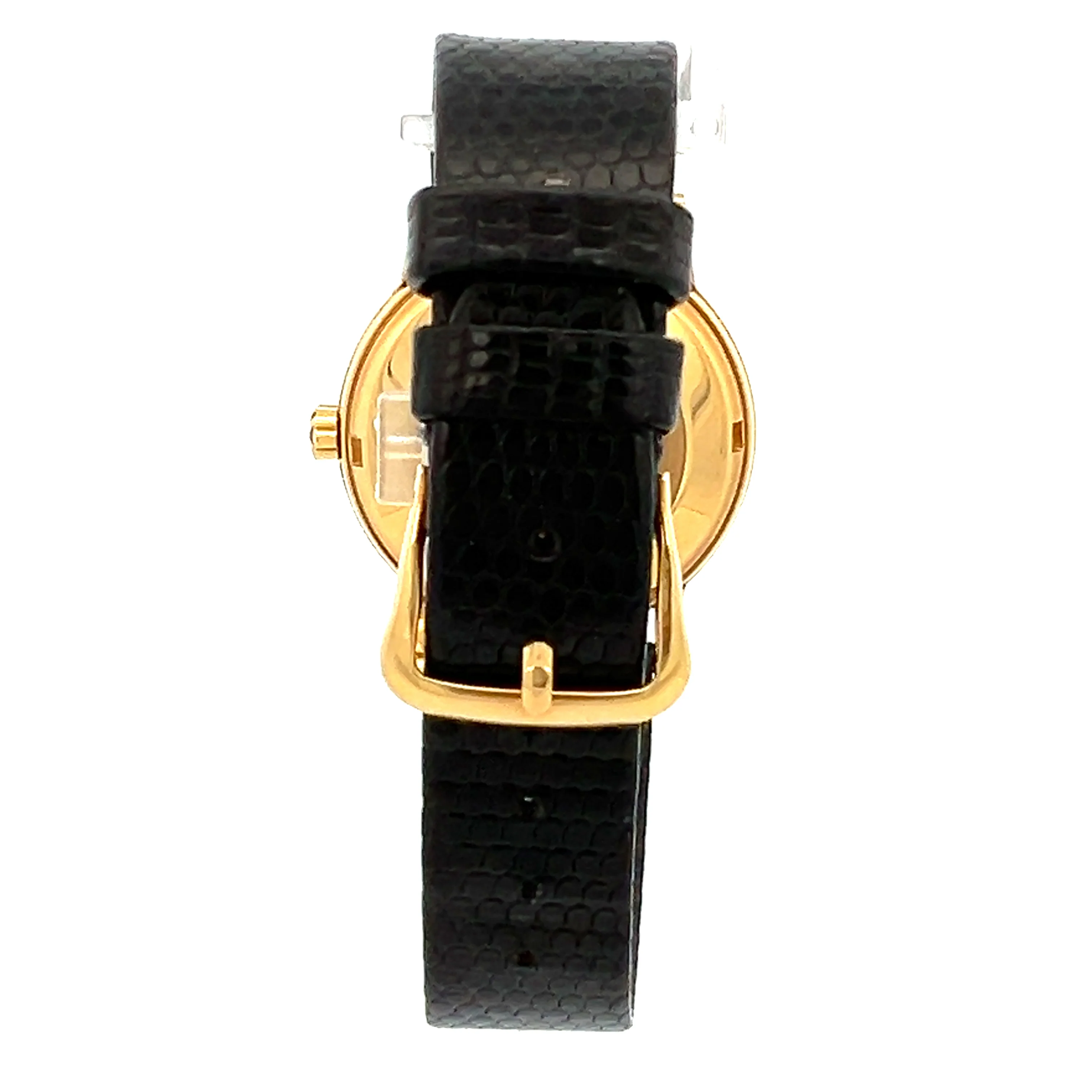 Pre-owned Patek Philippe Calatrava 34mm Yellow Gold on Black Leather Strap Automatic - Image 3
