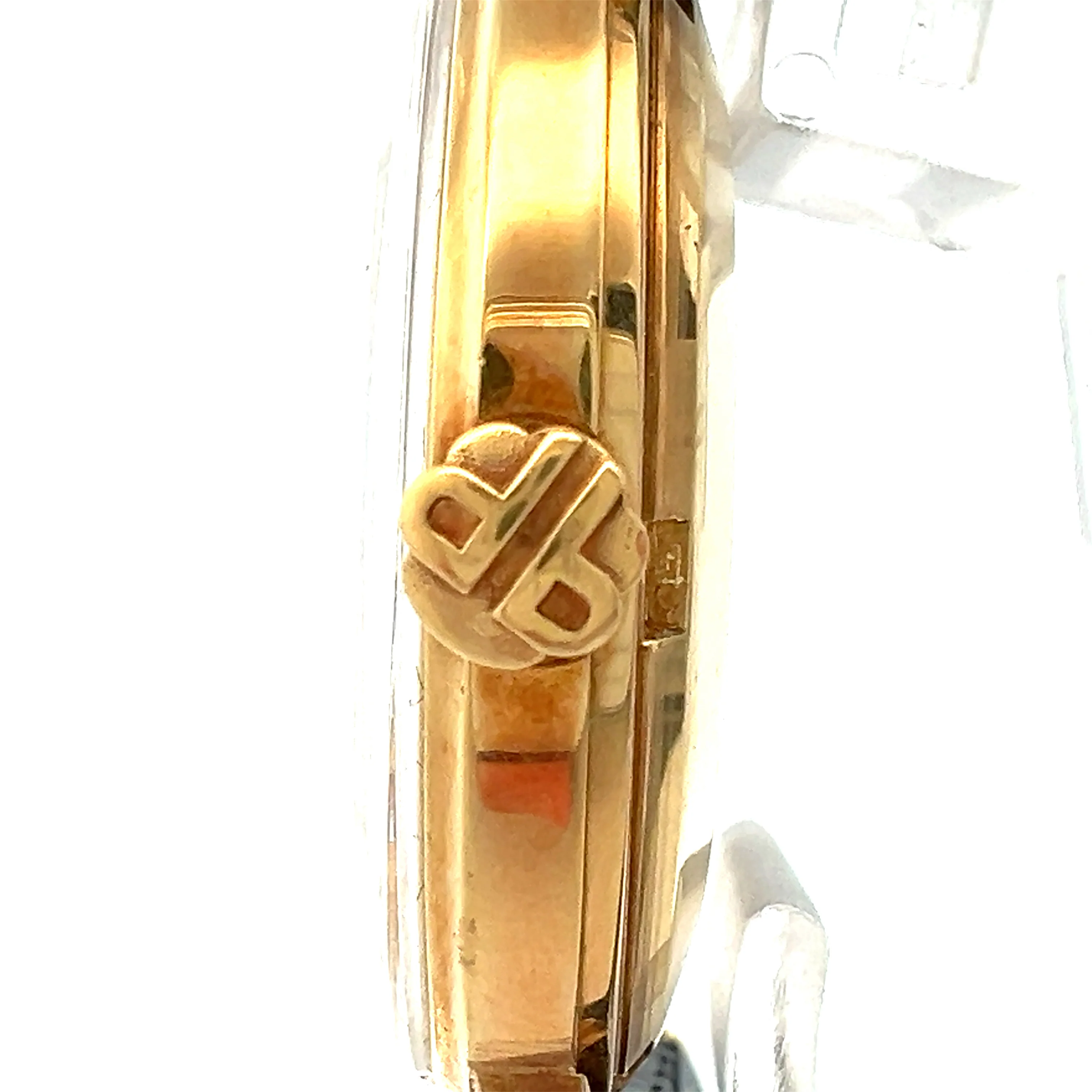 Pre-owned Patek Philippe Calatrava 34mm Yellow Gold on Black Leather Strap Automatic - Image 4