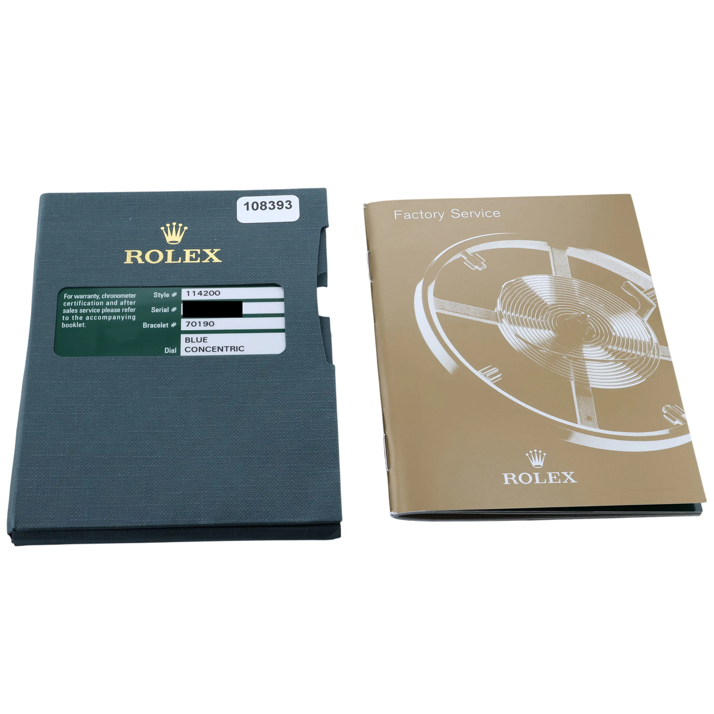 Pre-Owned Rolex 34MM Stainless Steel Air King Blue - Image 4