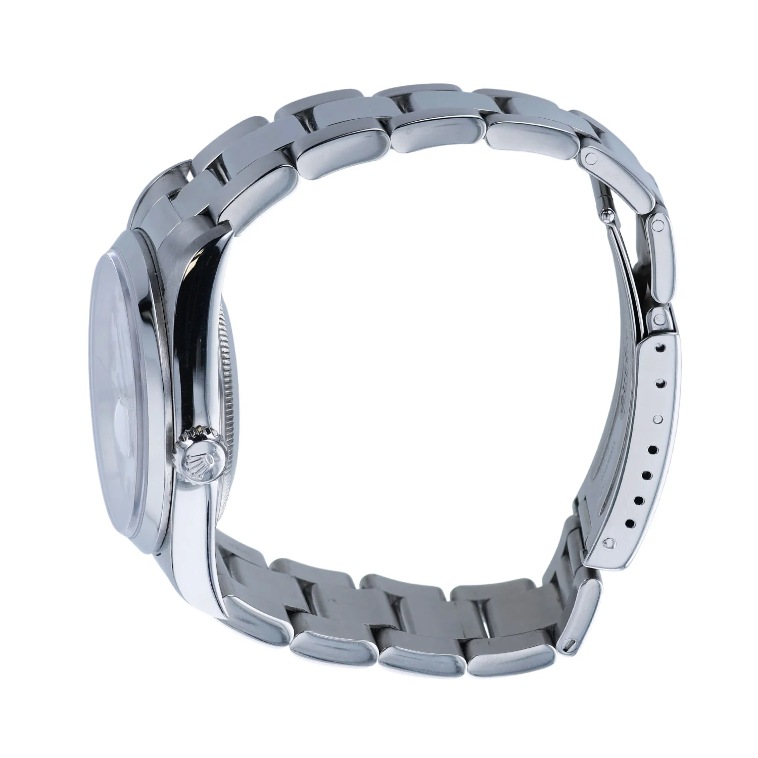 Pre-Owned Rolex 36mm Stainless Steel Datejust White Roman dial Oyster Bracelet Model 16200 - Image 3