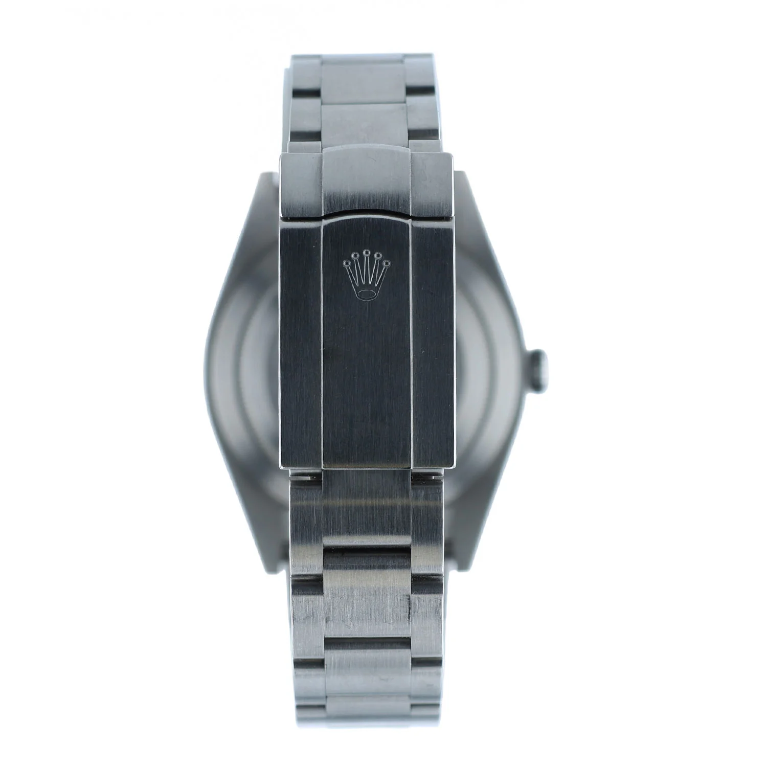 Pre-Owned Rolex 39mm Stainless Steel Oyster Perpetual Dark Rhodium (Discontinued) dial Oyster Bracelet Model 114300 - Image 2