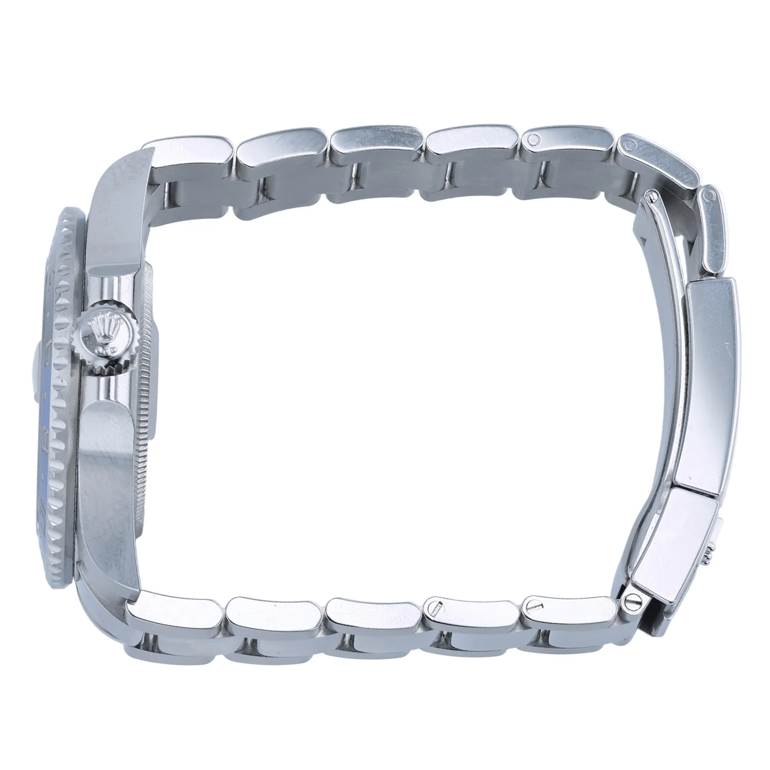 Pre-Owned Rolex 40mm Stainless Steel GMT "BATMAN" Oyster Bracelet Model 126710BLNR 02/2026 - Image 3