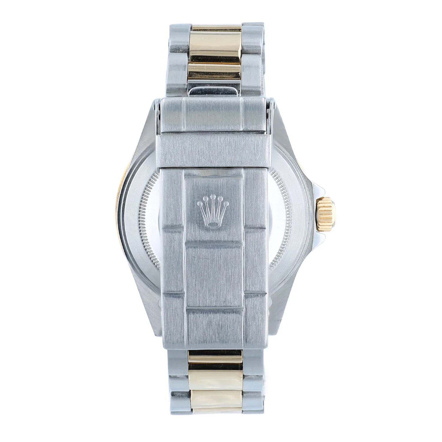 Pre-Owned Rolex 40mm Submariner Stainless Steel Yellow Gold Sunburst Blue dial Oyster Bracelet Model 16803 - Image 2