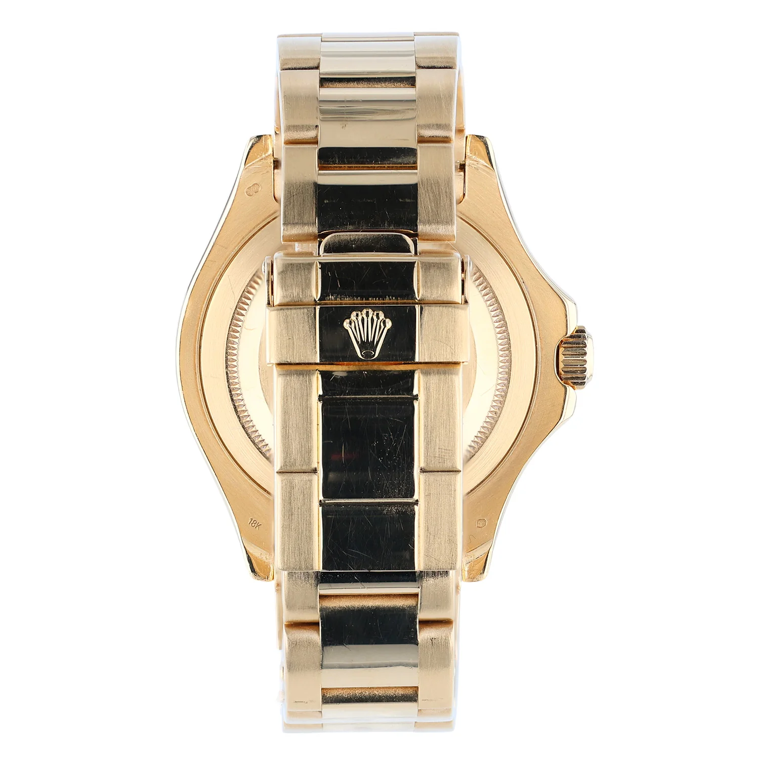 Pre-Owned Rolex 40mm Yellow Gold Yachtmaster White Dial Model 16628 - Image 2