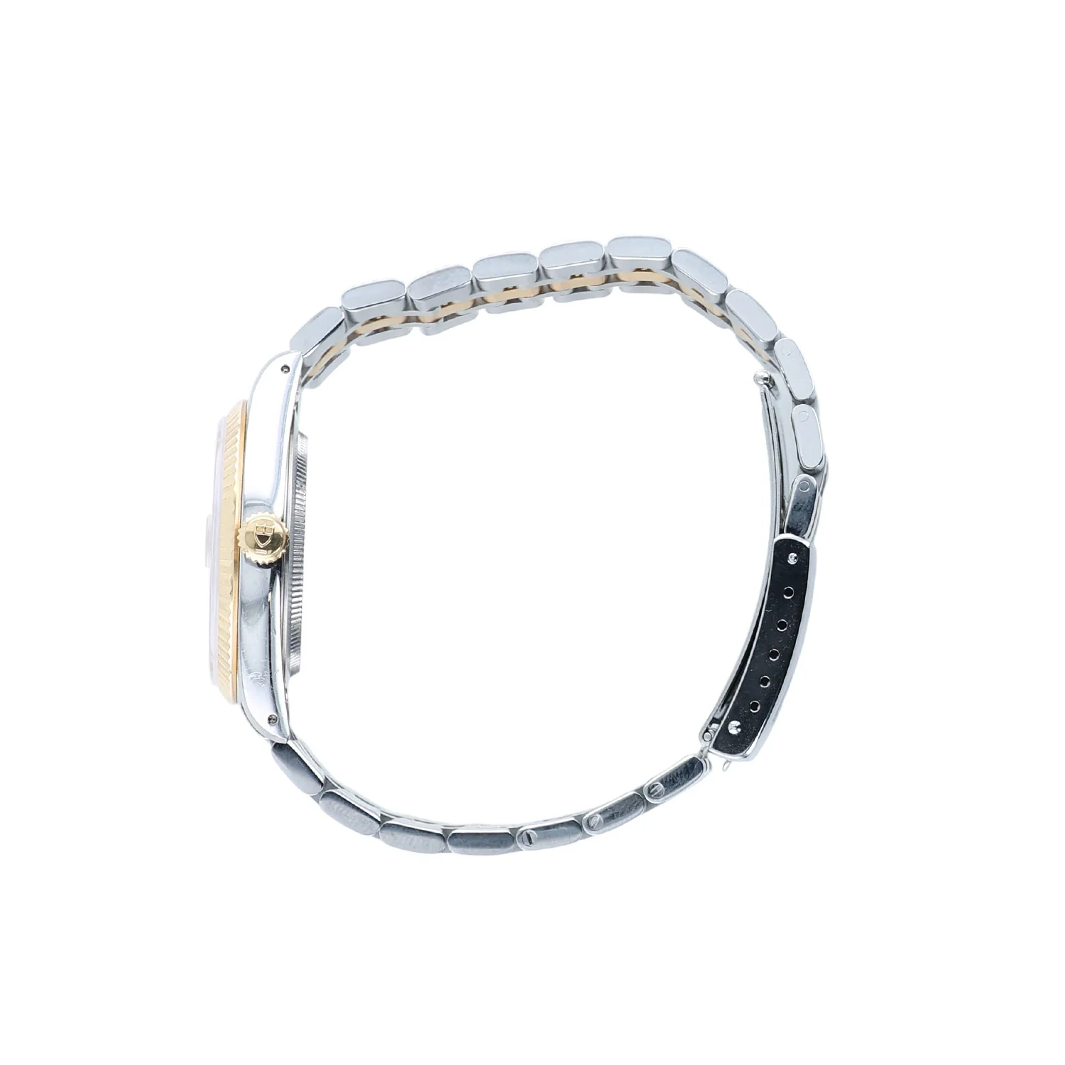 Pre-OwnedTudor 34mm Stainless Steel /18K YG Prince Day Bracelet - Image 3