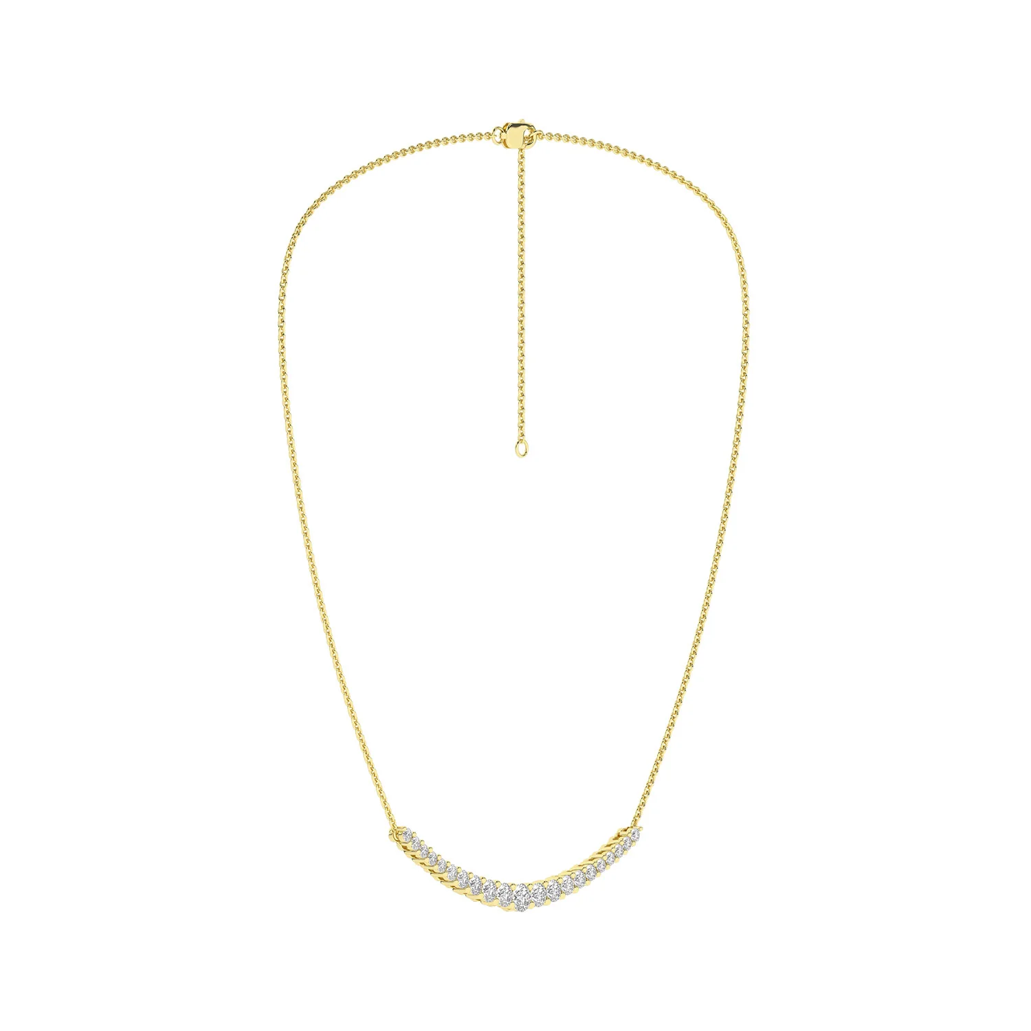 Rêvelation 14K 1.00 CTW Lab Grown Diamond Necklace - Image 2