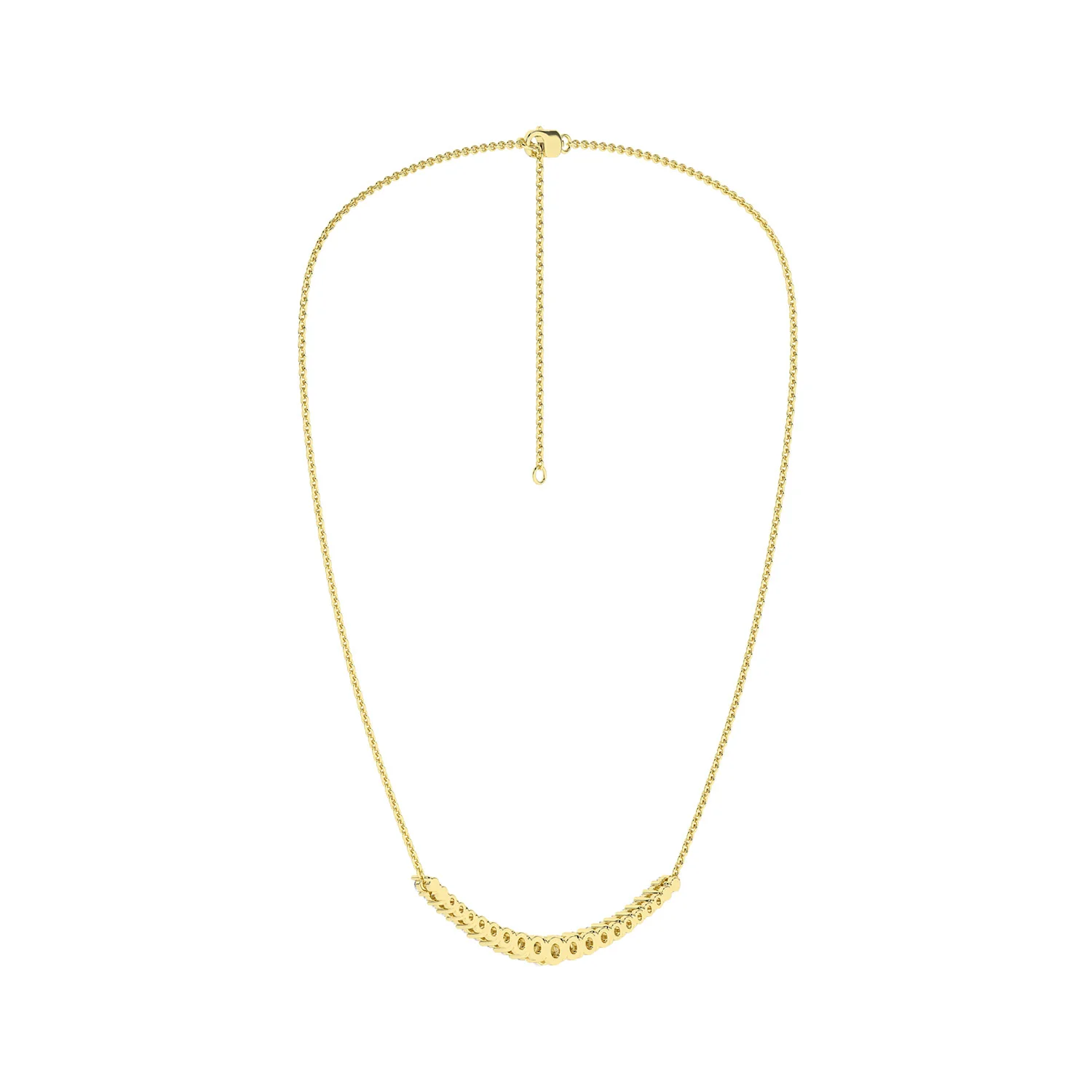 Rêvelation 14K 1.00 CTW Lab Grown Diamond Necklace - Image 4