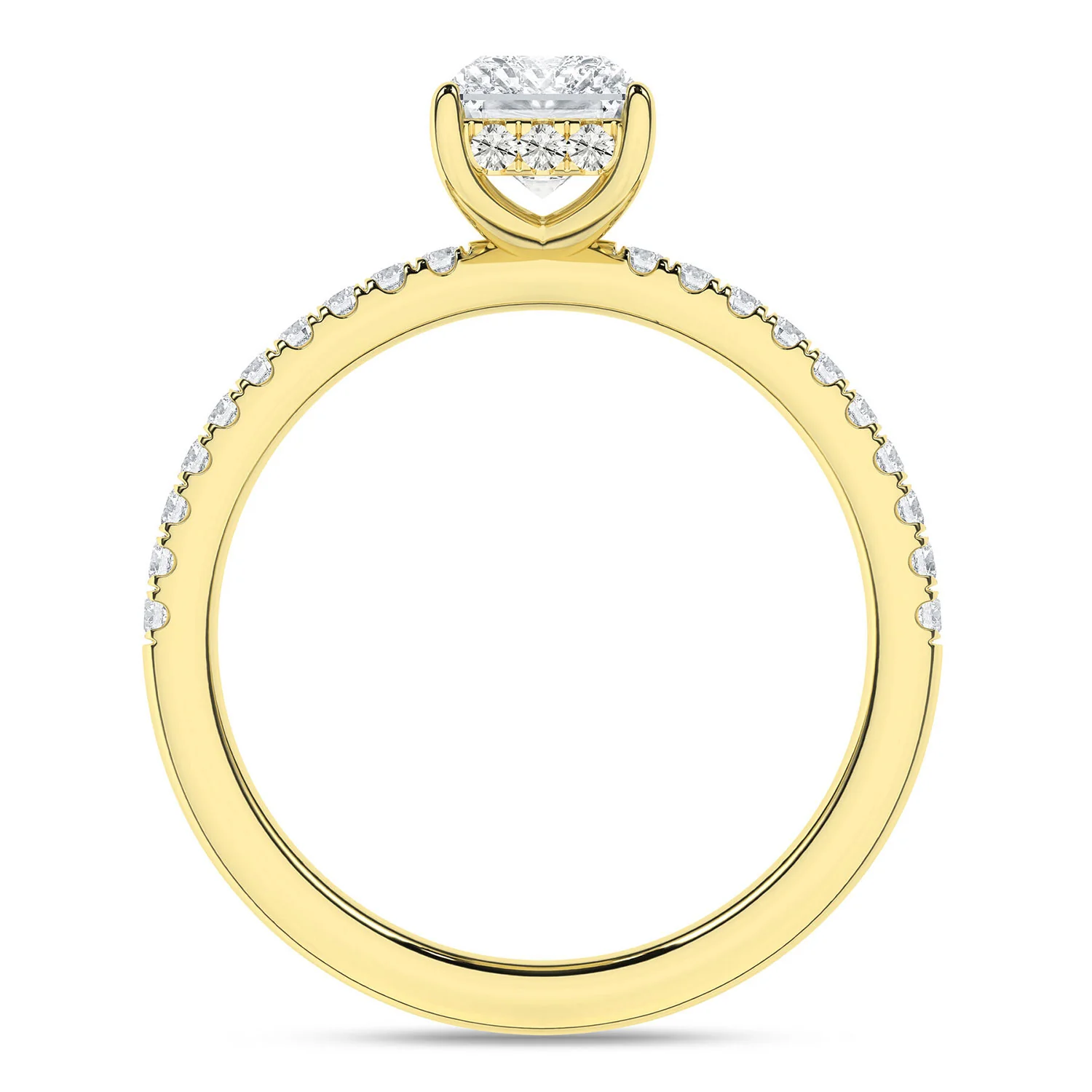 Revelation 14K 1.50 Carat Lab Grown Diamond Engagement Ring - Image 3
