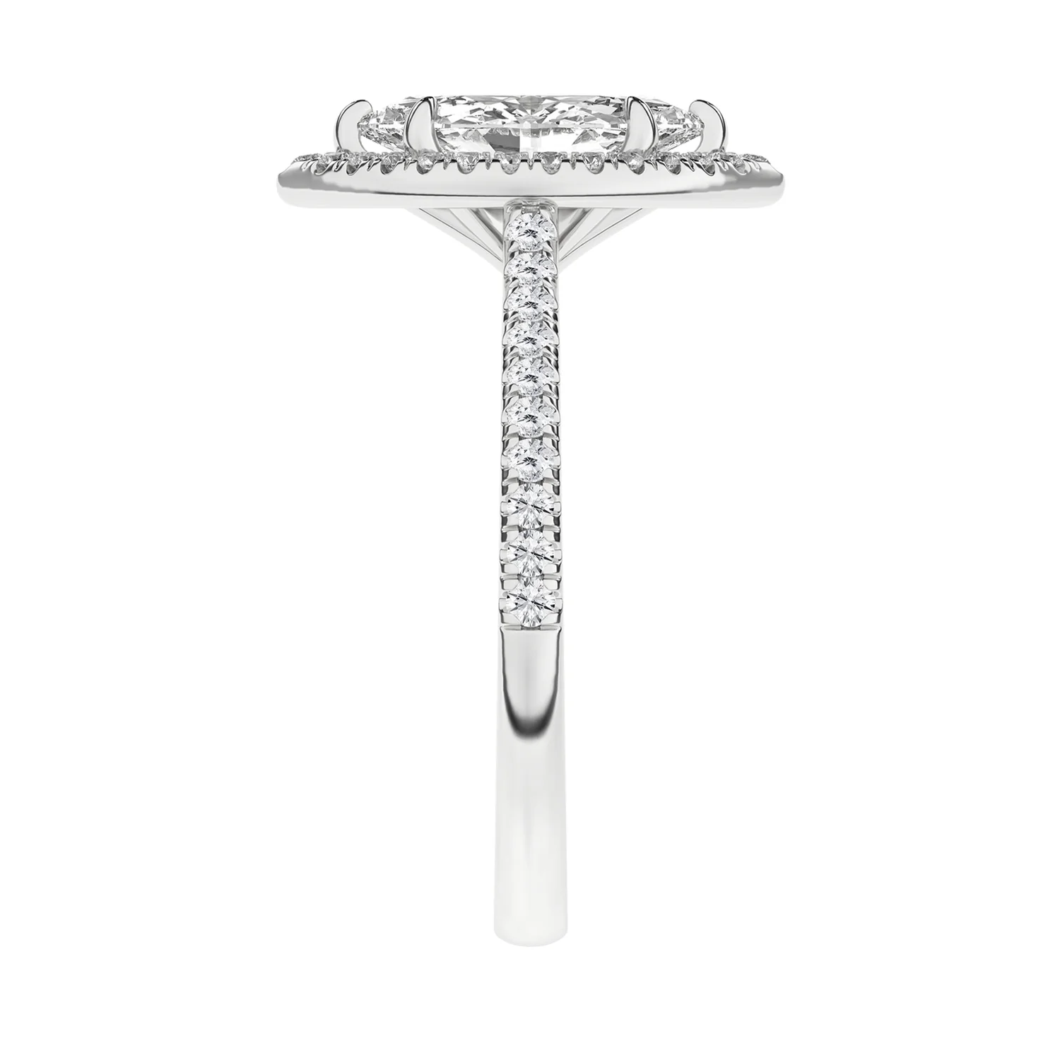 Rêvelation 14K 1.84 CTW Lab Grown Diamond Halo Engagement Ring - Image 3