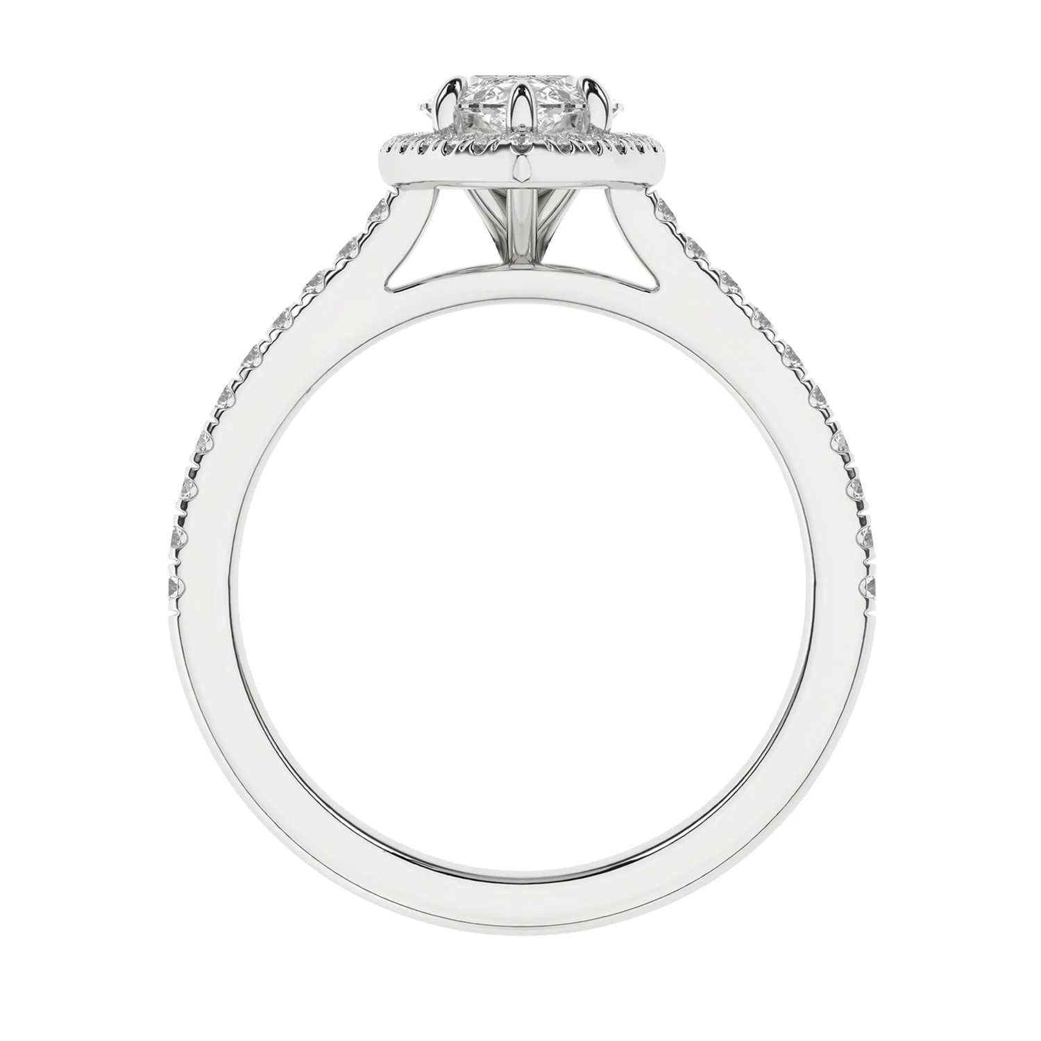 Rêvelation 14K 1.84 CTW Lab Grown Diamond Halo Engagement Ring - Image 4