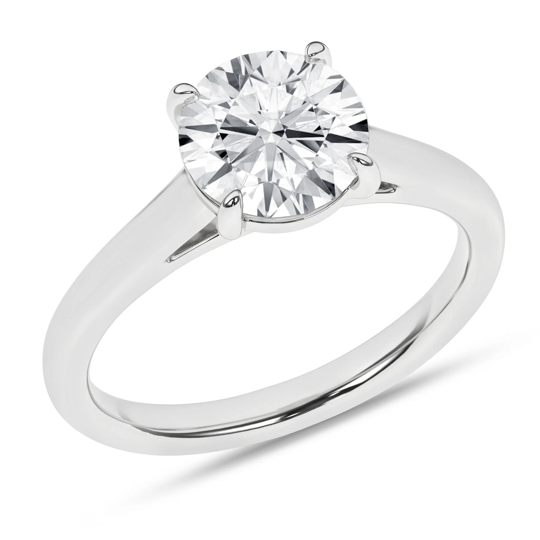 RĂȘvelation 14K 2.00 Carat Lab Grown Solitaire Engagement Ring - Image 2
