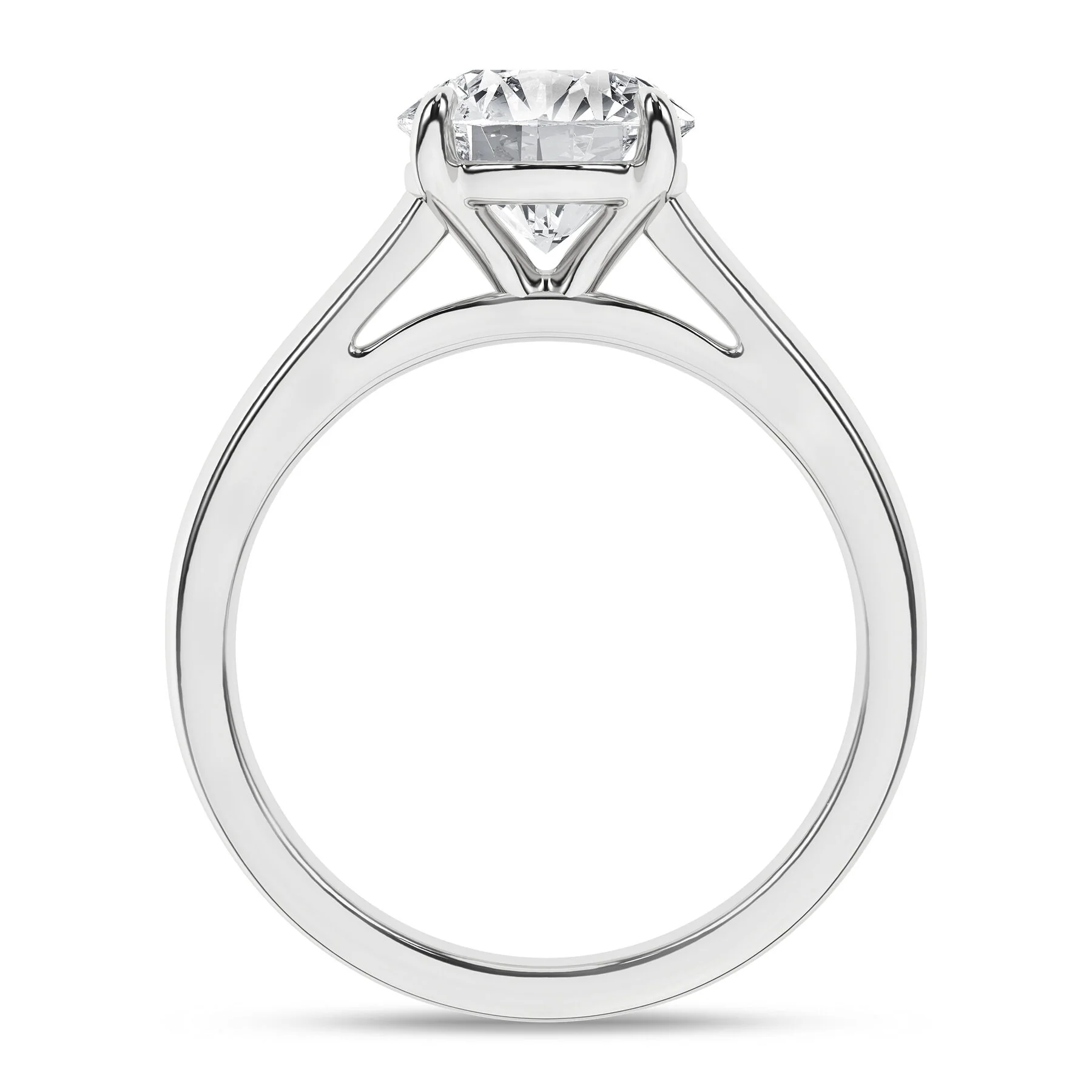 RĂȘvelation 14K 2.00 Carat Lab Grown Solitaire Engagement Ring - Image 3