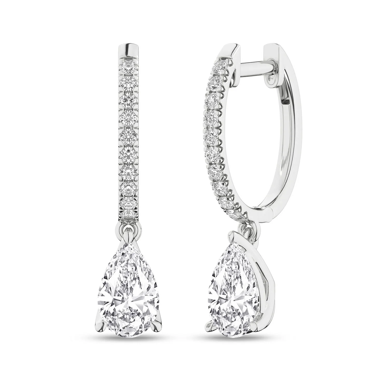 Rêvelation 14K 2.37 CTW Lab Grown Diamond Drop Earrings - Image 3