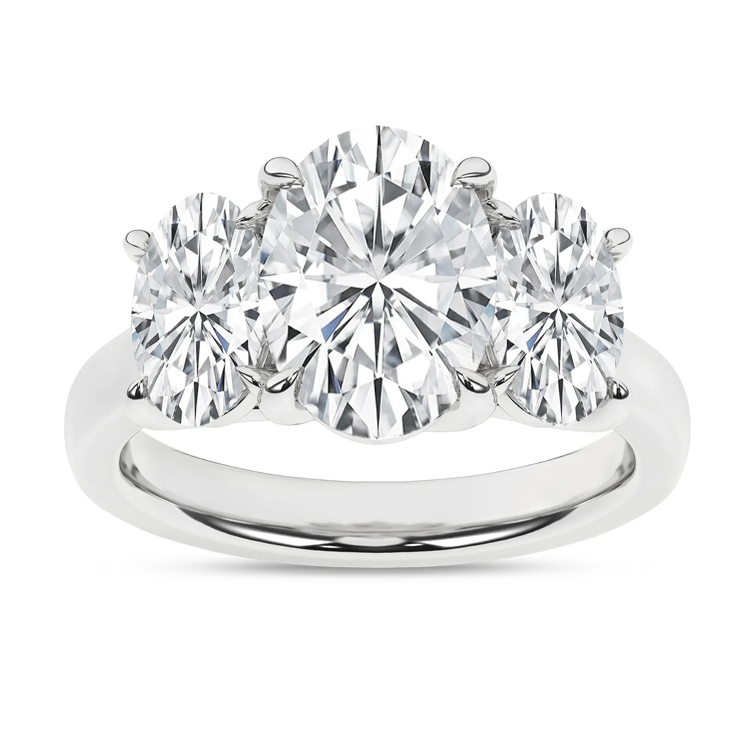 Rêvelation 14K 5.09 CTW Lab Grown Diamond Three-Stone Ring