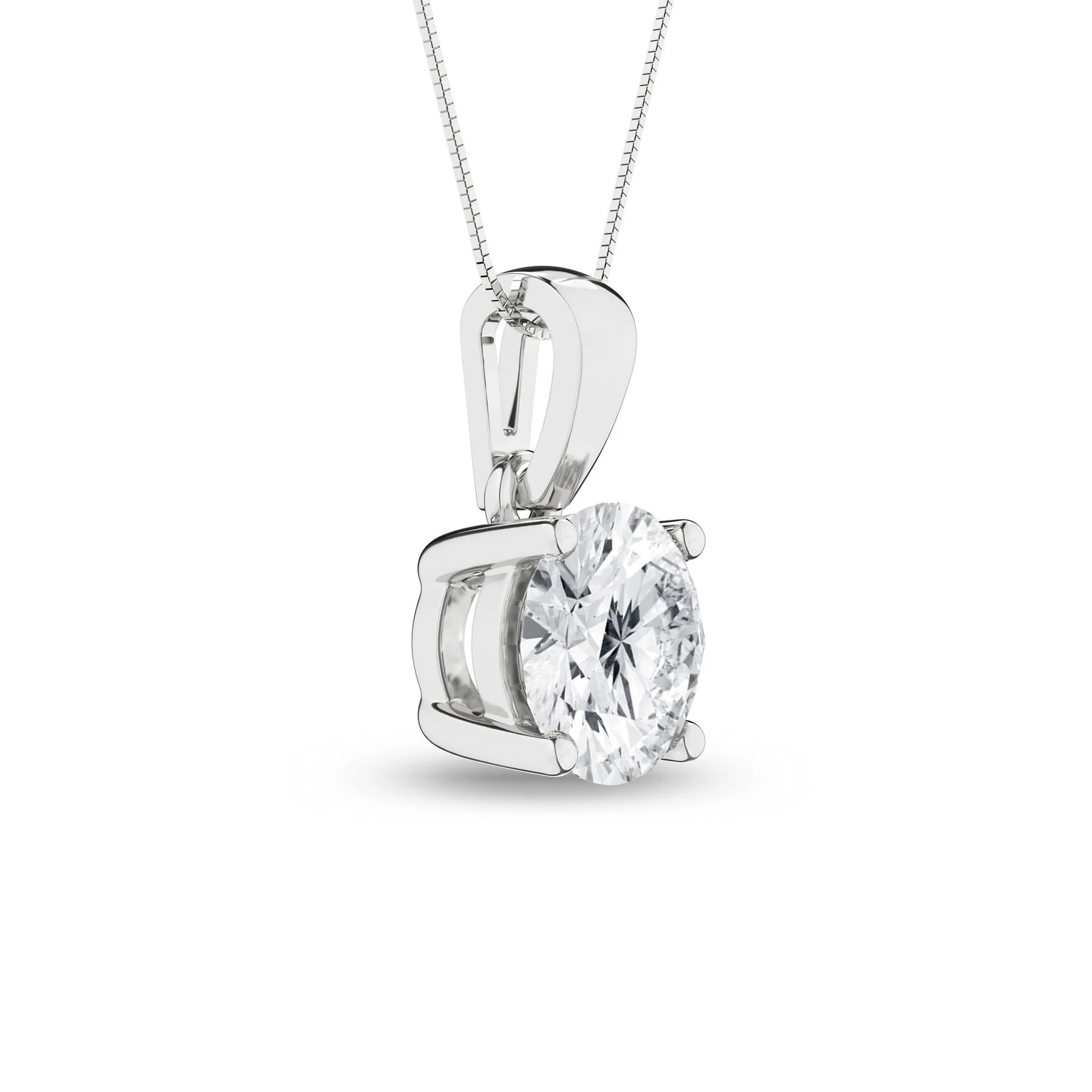 Rêvelation 14K Lab Grown 1.25ct Diamond Solitaire Pendant - Image 2