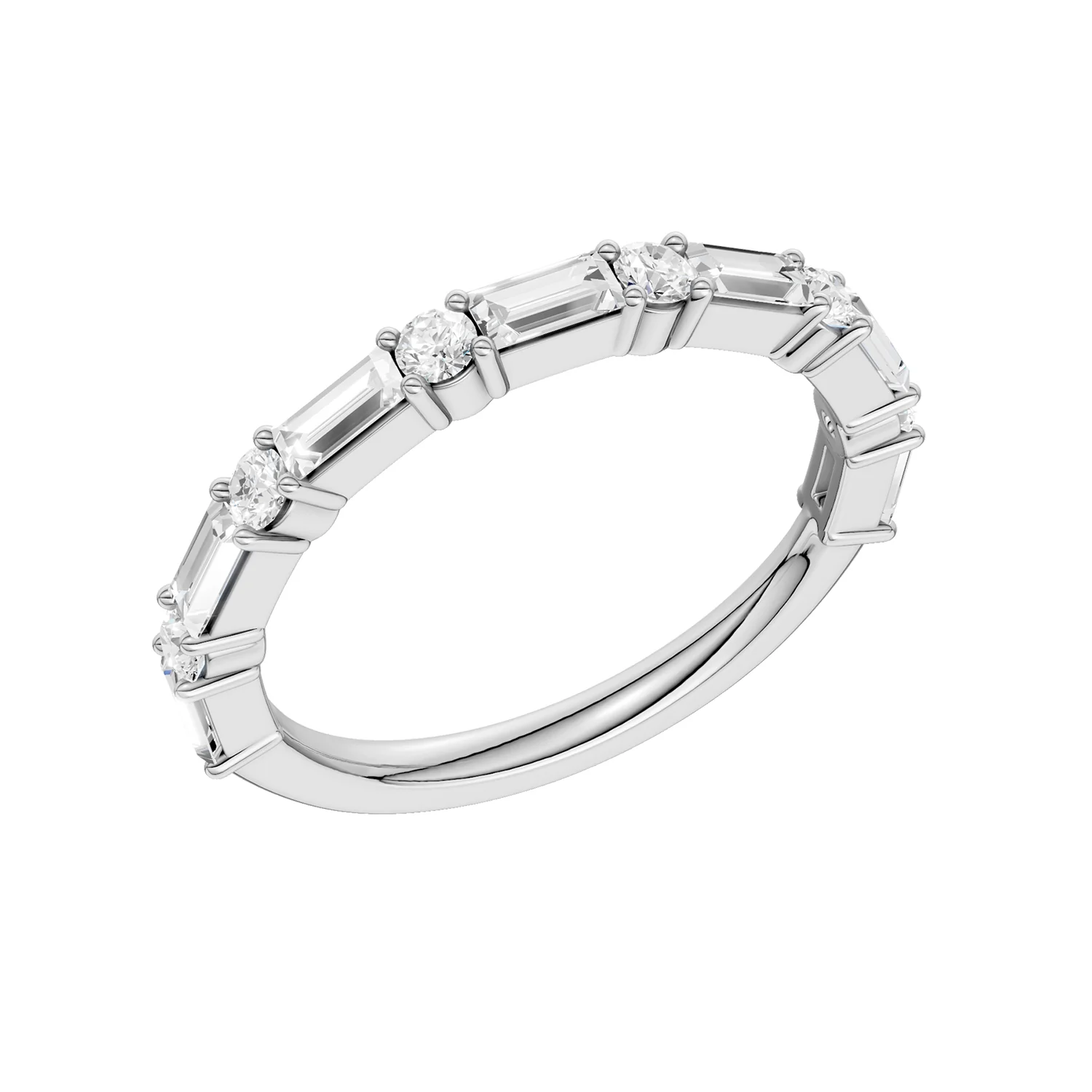 Revelation 14K Lab Grown Diamond Band - Image 2