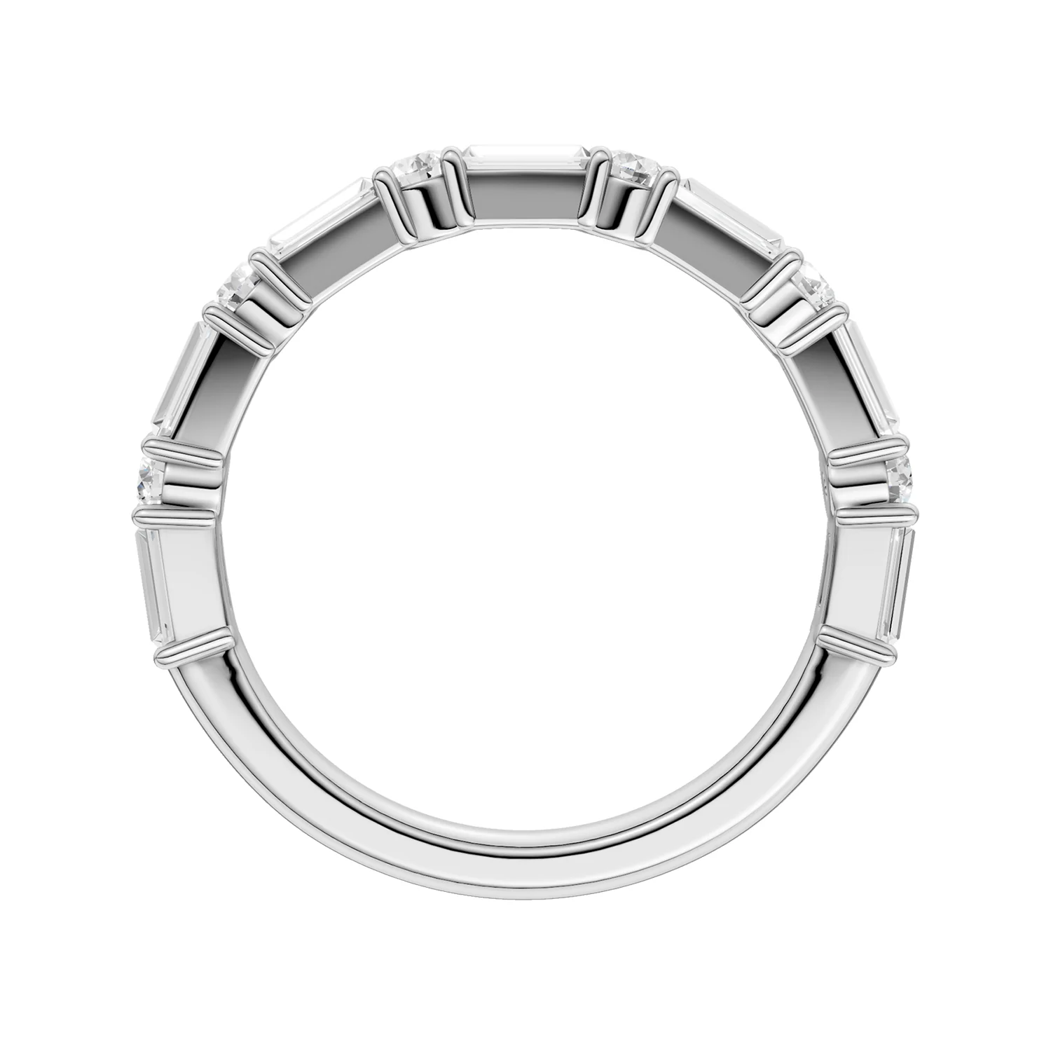 Revelation 14K Lab Grown Diamond Band - Image 4