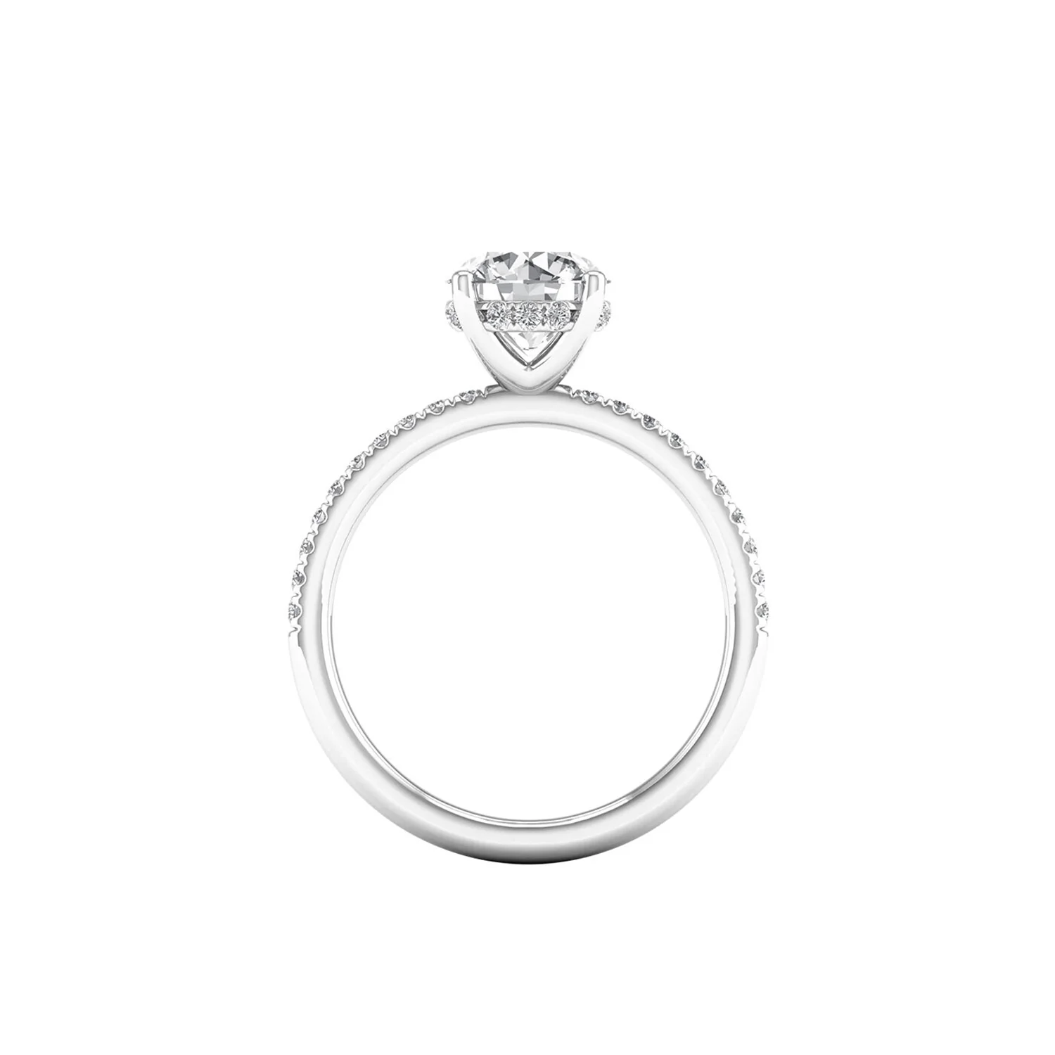 Revelation 14K Lab Grown Diamond Engagement Ring - Image 2