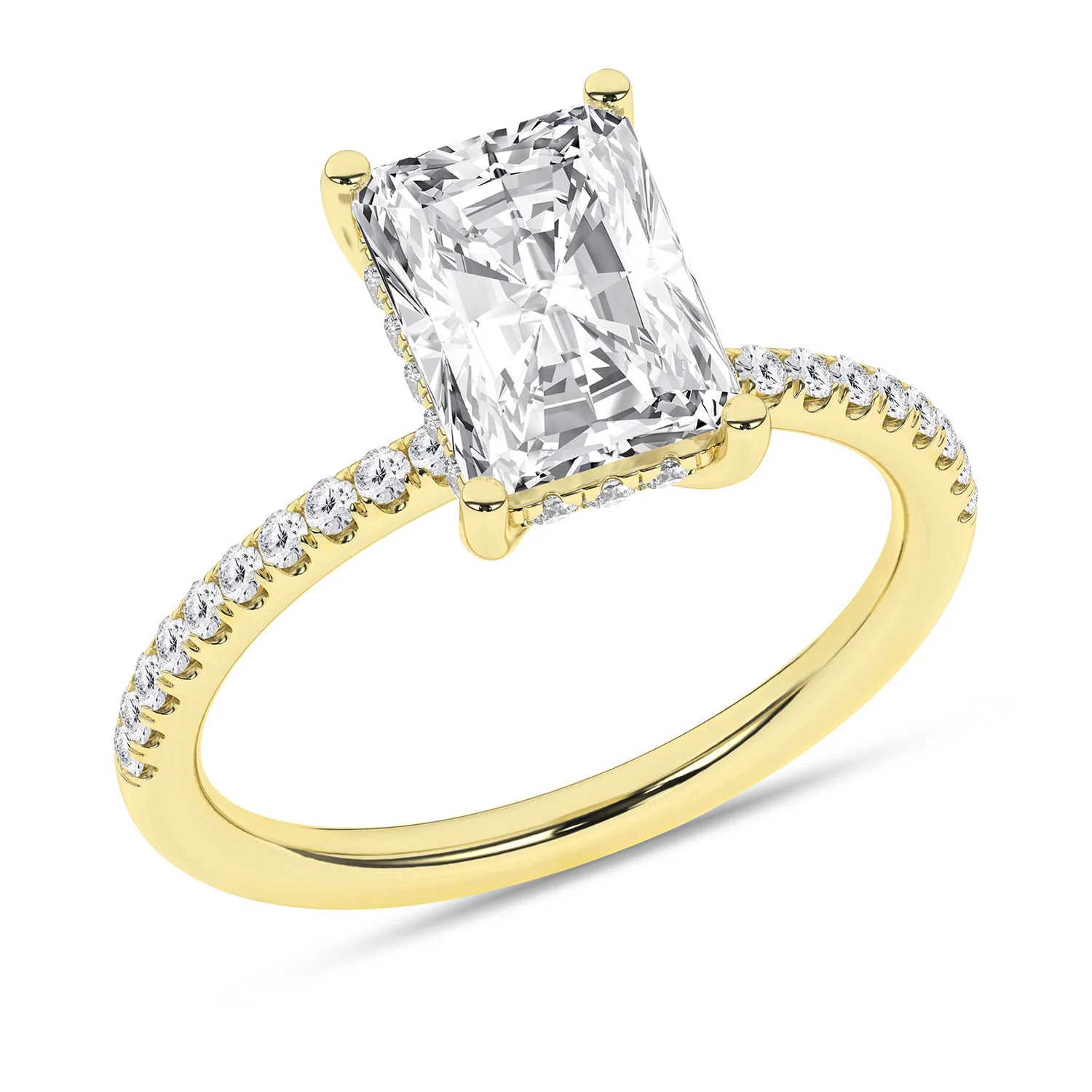 Revelation 14K Lab Grown Diamond Engagement Ring - Image 2