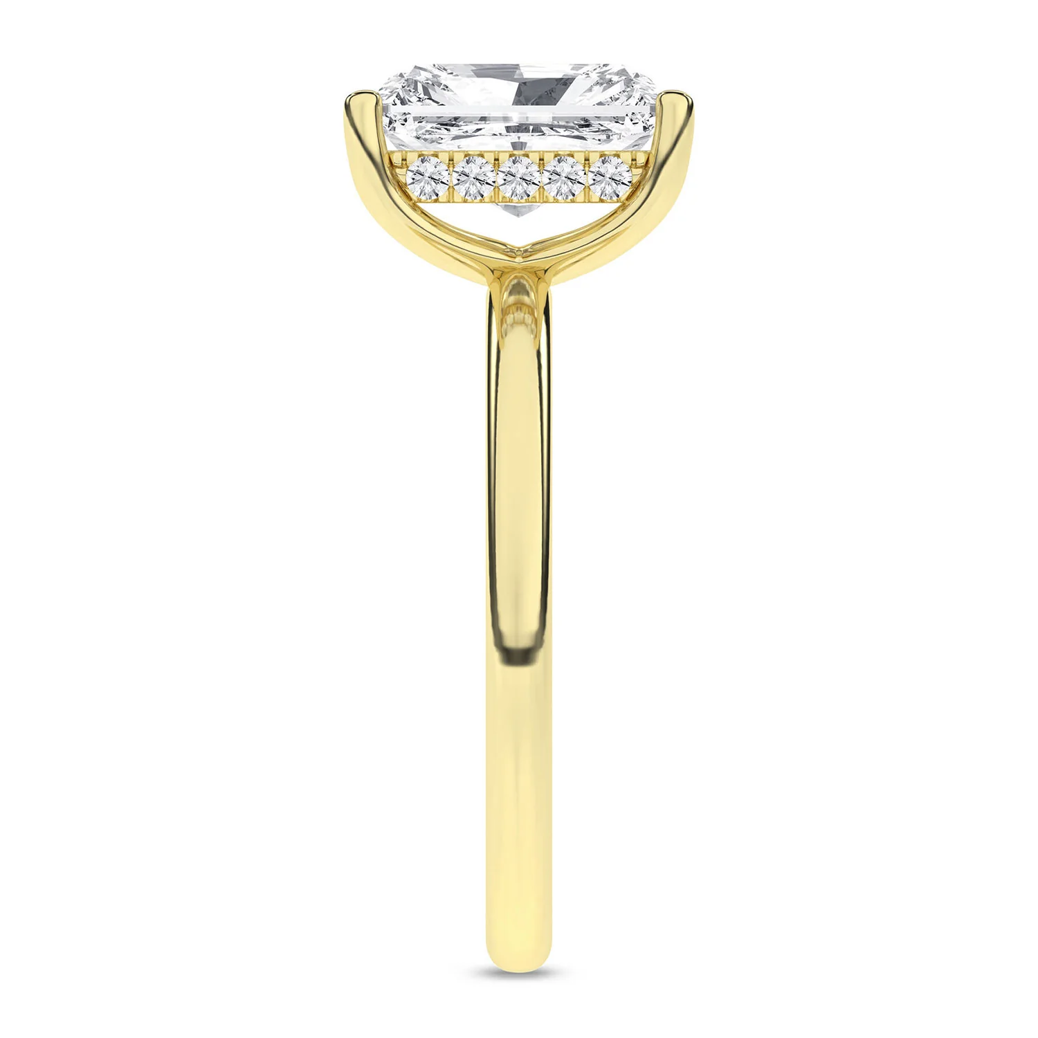 Revelation 14K Lab Grown Diamond Engagement Ring - Image 3
